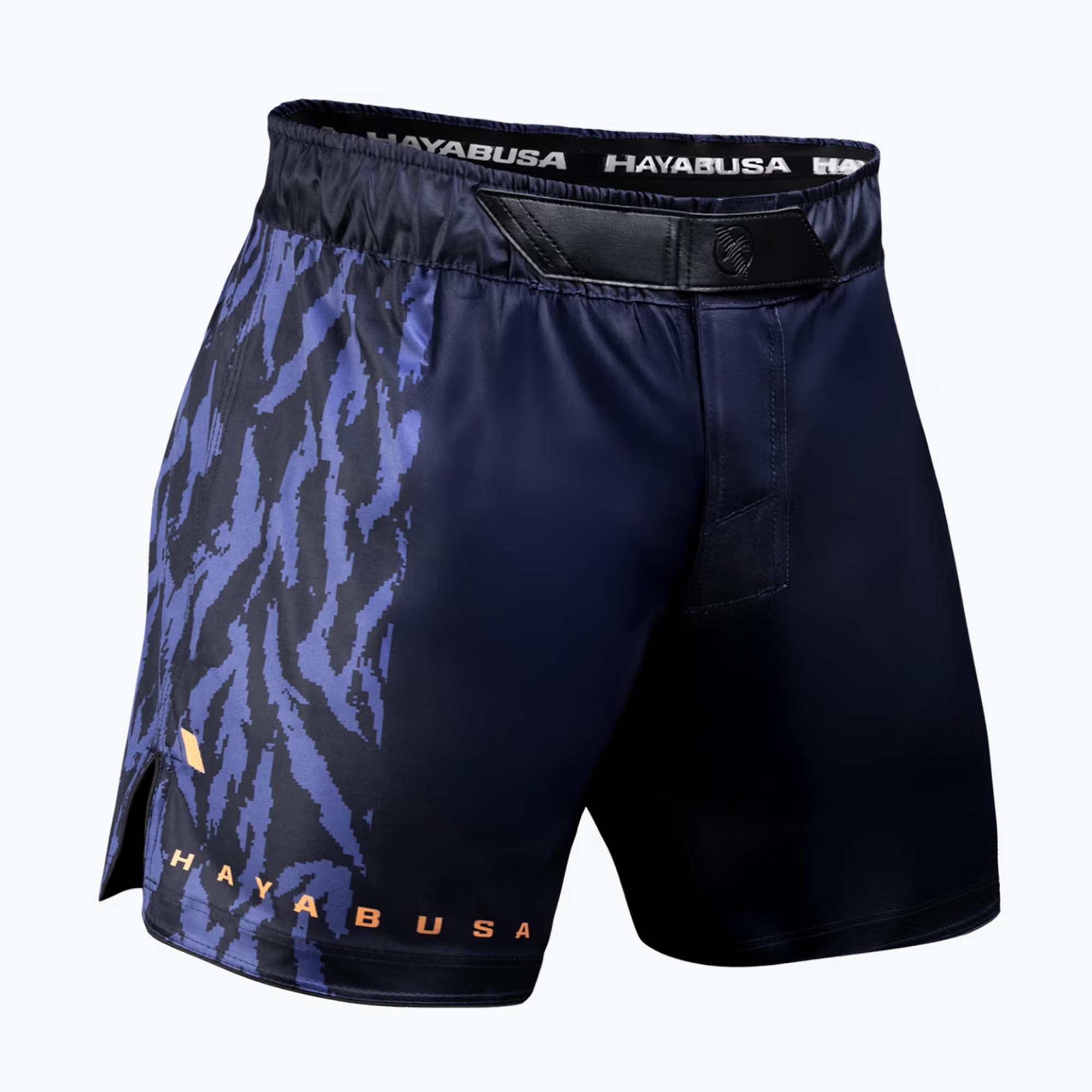 Spodenki treningowe męskie Hayabusa Apex Fight Mid navy/orange 