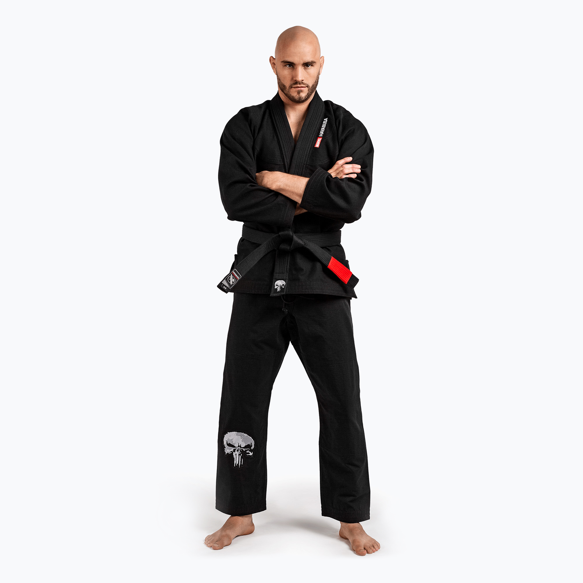 GI do brazylijskiego jiu-jitsu Hayabusa Marvel The Punisher black 