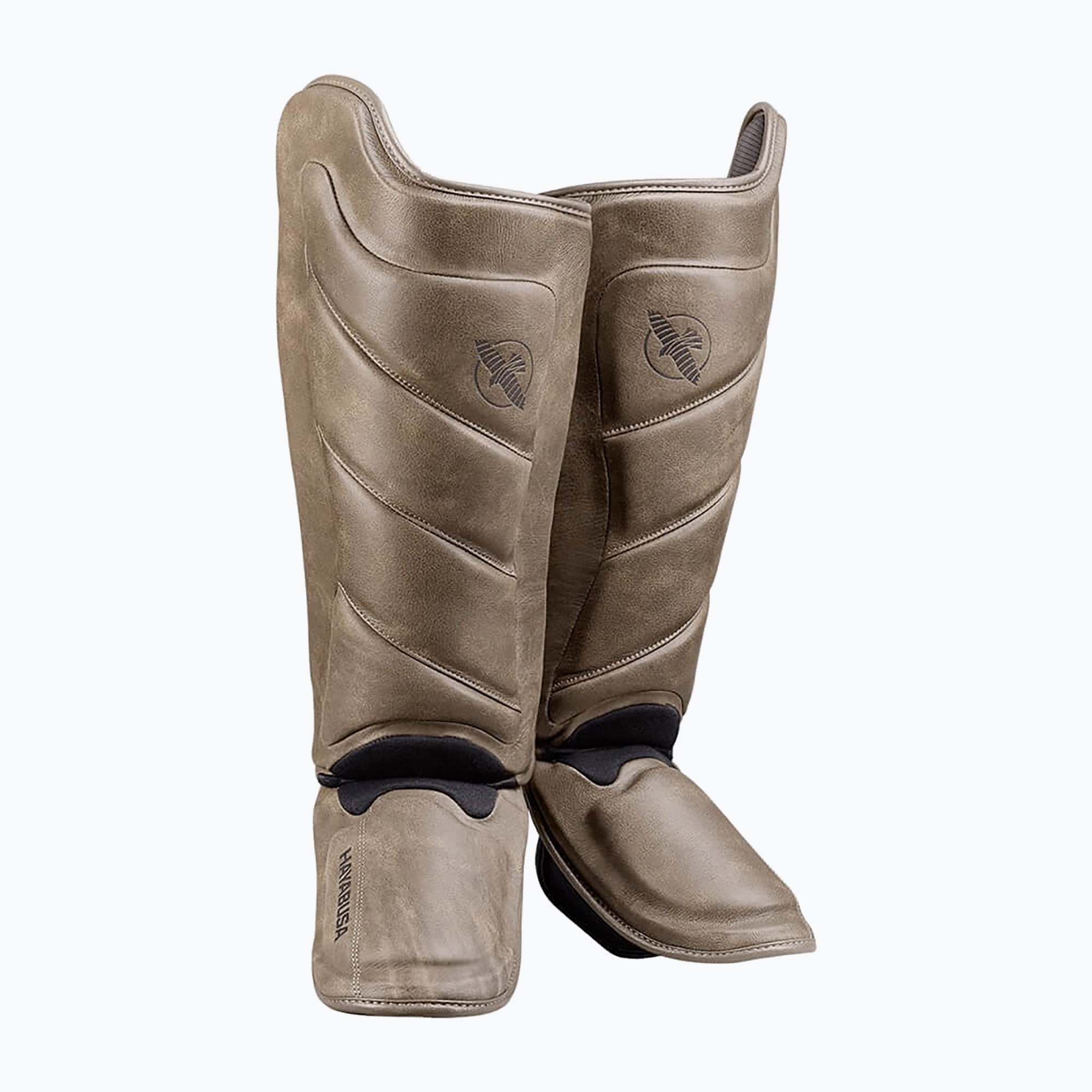 Ochraniacze piszczeli i stóp Hayabusa T3 LX Shin Guards brown 