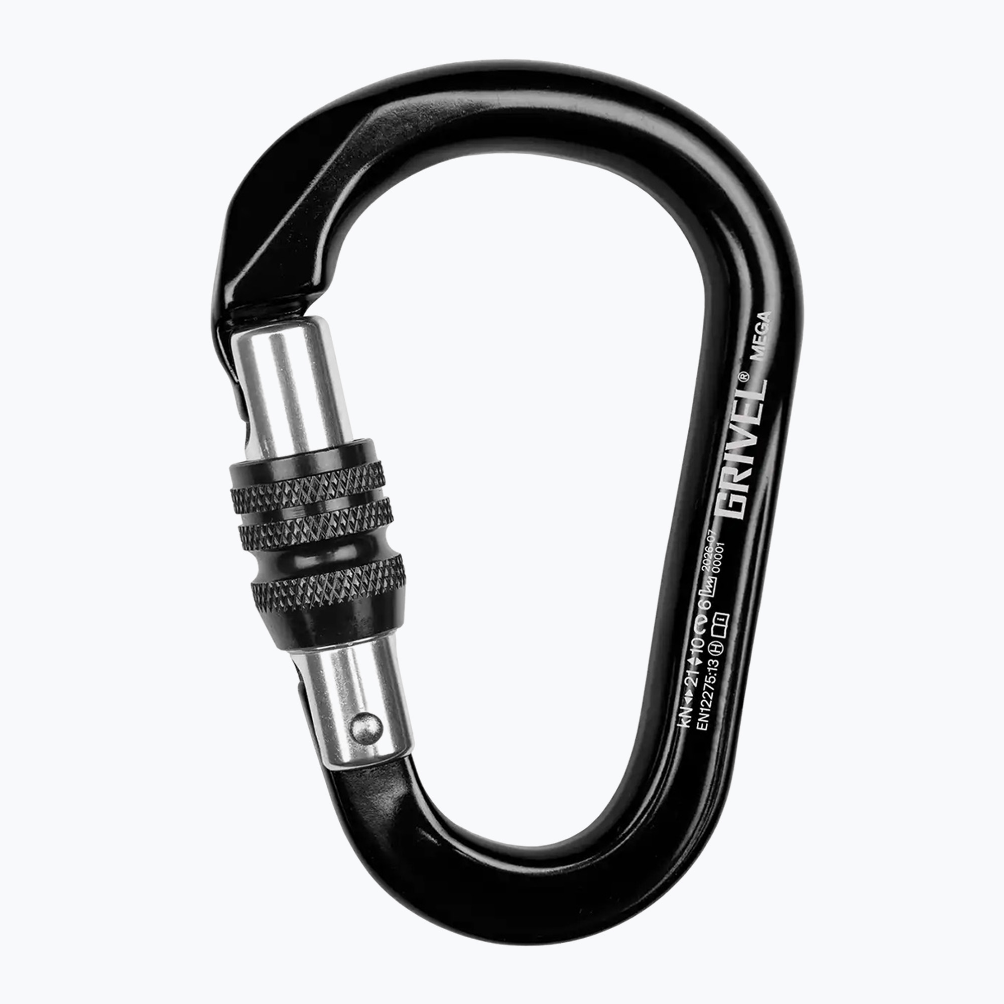 Carabinieră Grivel Mega K6N Screw Lock black/black