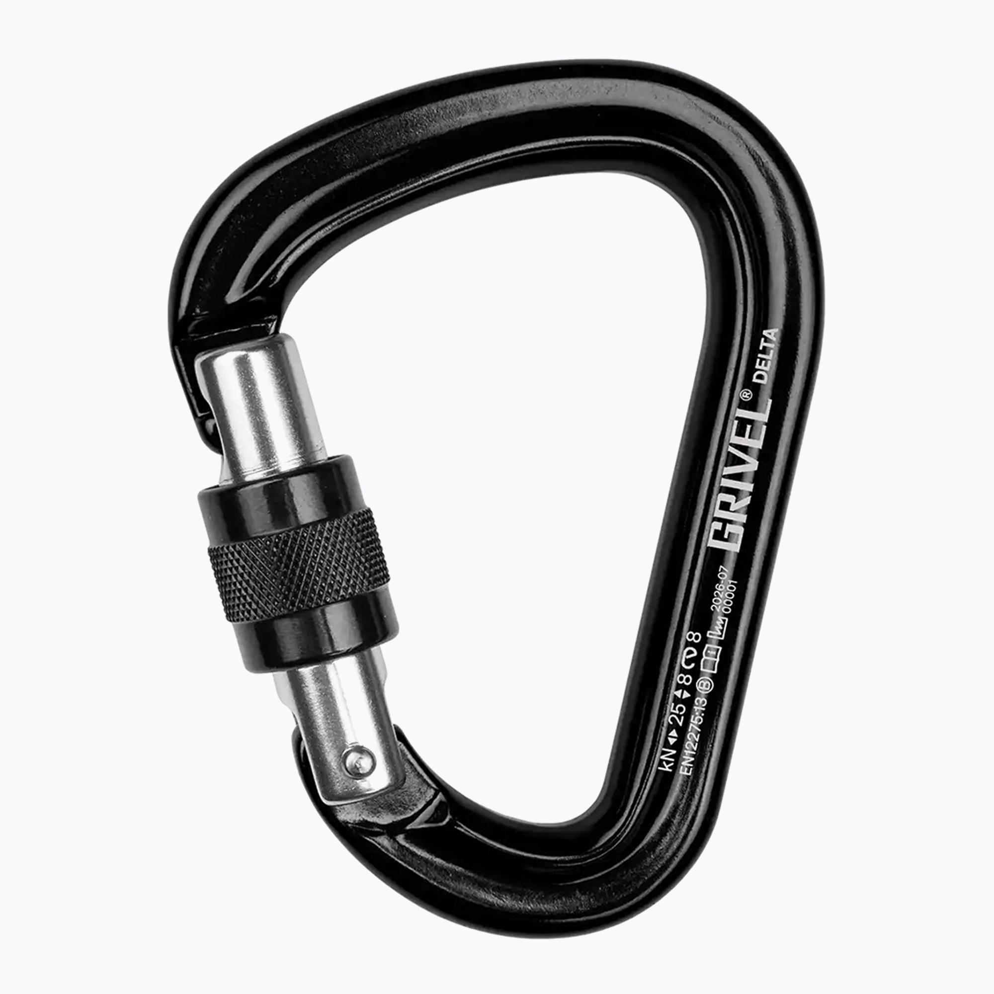 Carabinieră Grivel Delta K5N Screw Lock black/black