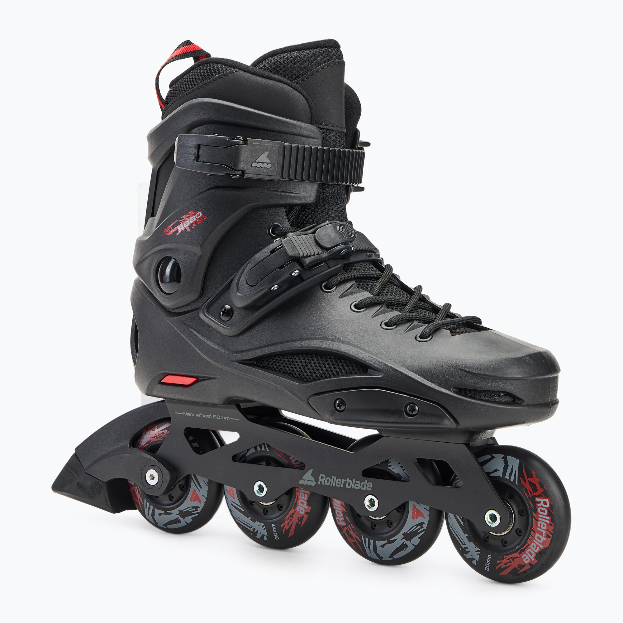 Rolki męskie Rollerblade RB 80 black/red 