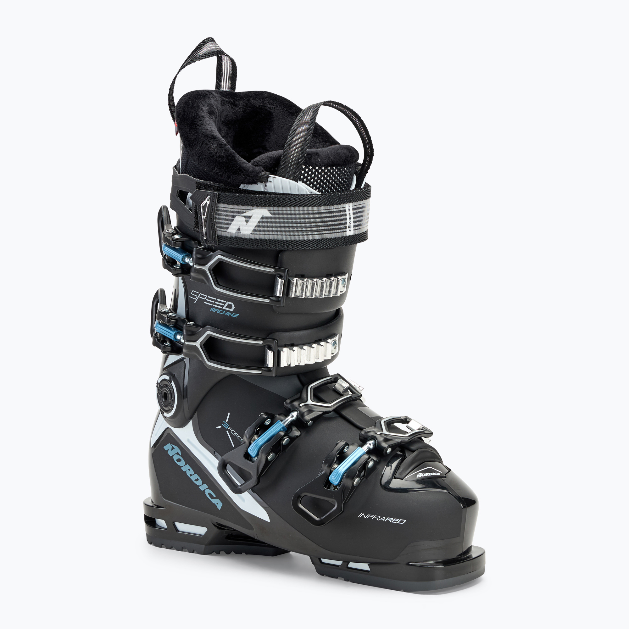 Дамски ски обувки Nordica Speedmachine 3 75 W black/white/light blue
