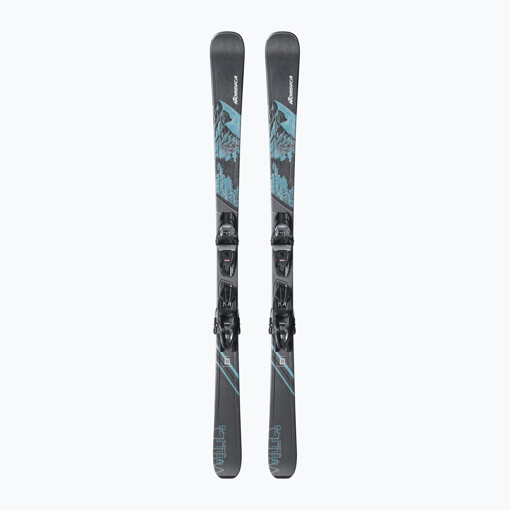 Дамски пистови ски Nordica Wild Belle 78   автомати TP2COMP10 FDT black/water