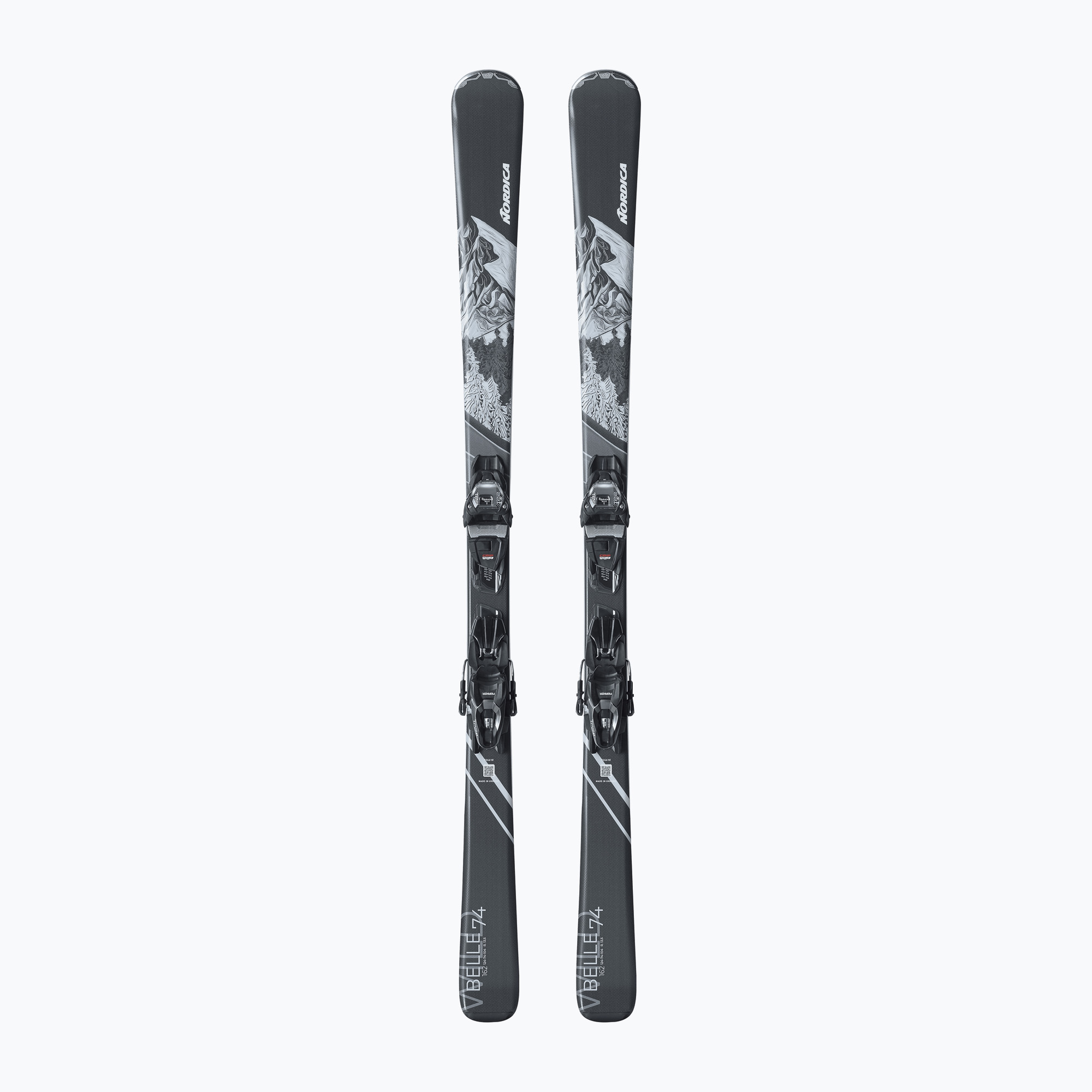 Дамски пистови ски Nordica Wild Belle 74   автомати TP2 COMP10 FDT black/blue