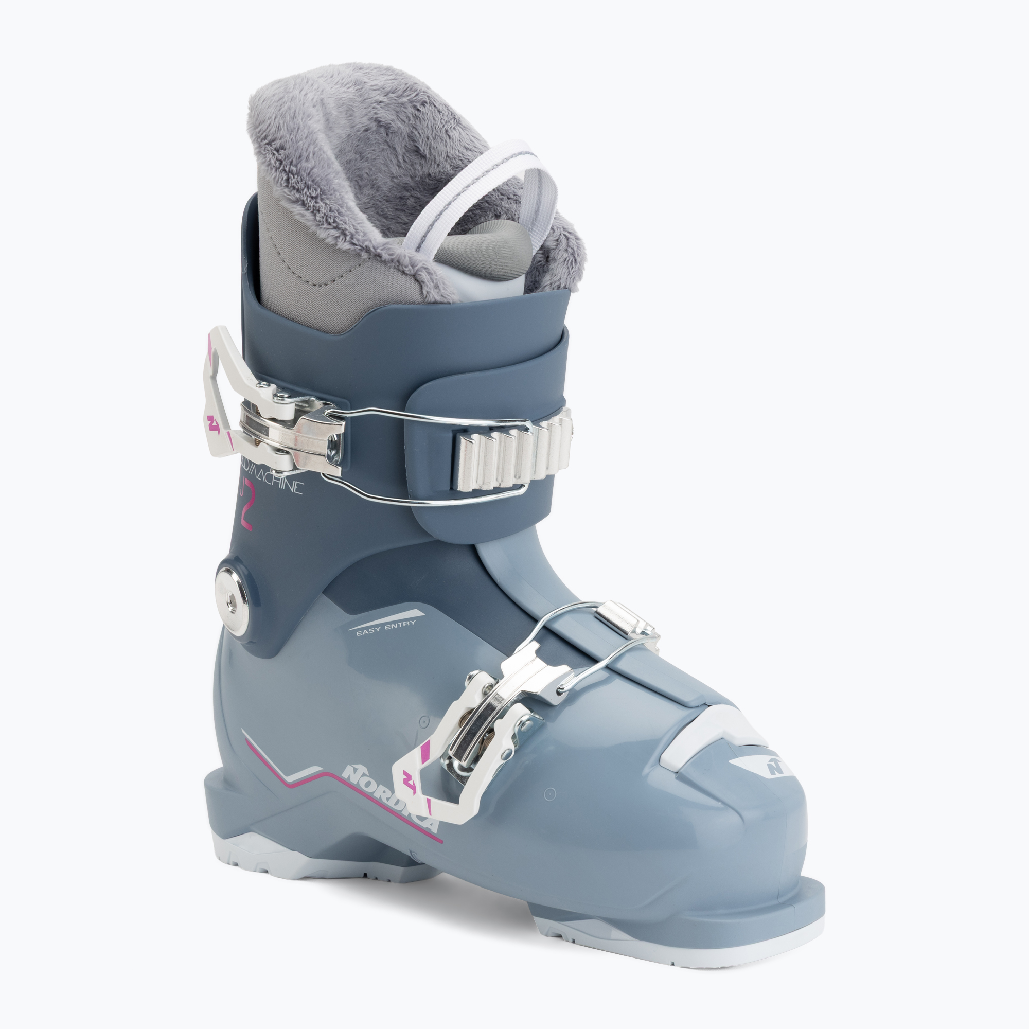 Детски ски обувки Nordica Speedmachine J 2 blue/light blue/fucsia