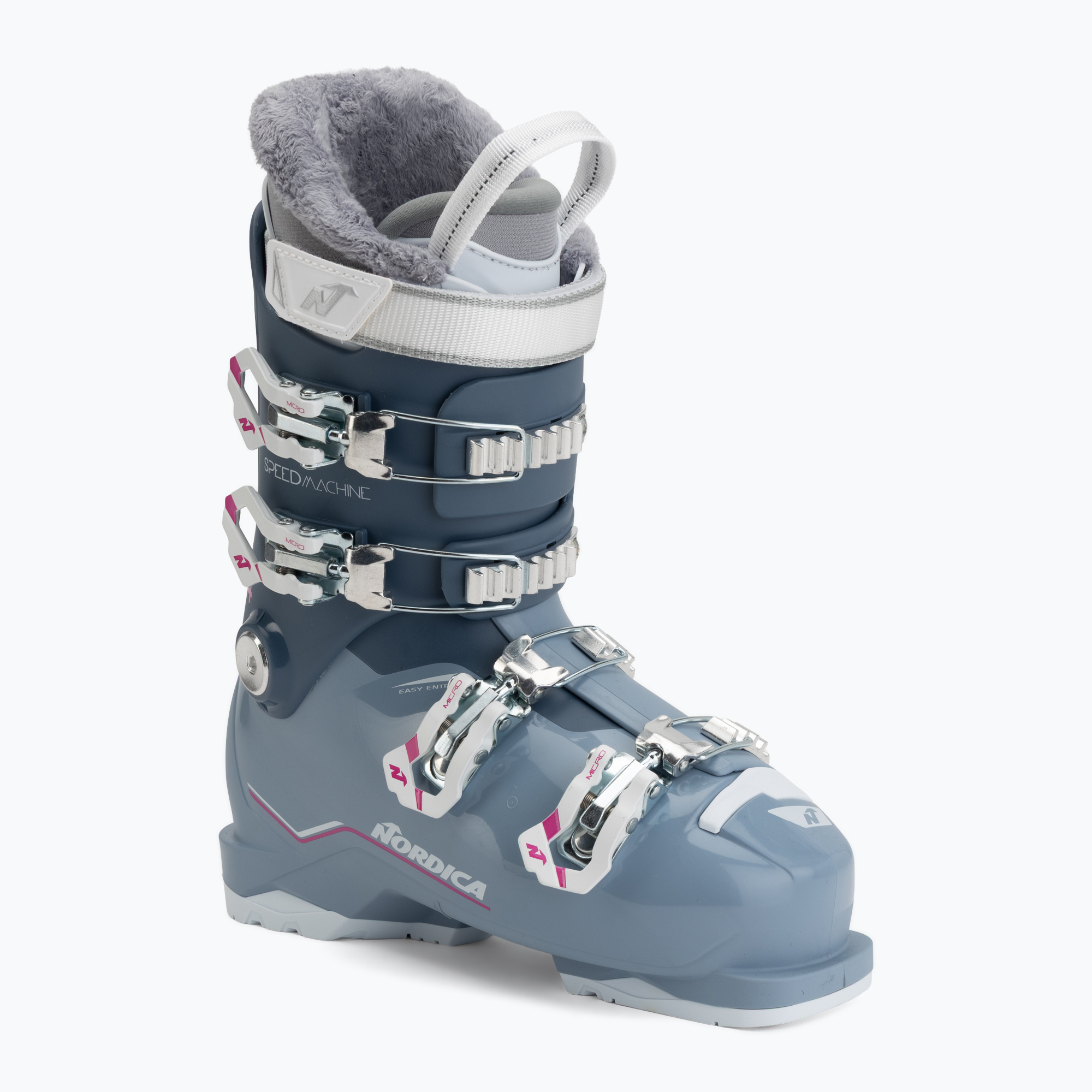 Детски ски обувки Nordica Speedmachine J 4 blue/light blue/fucsia