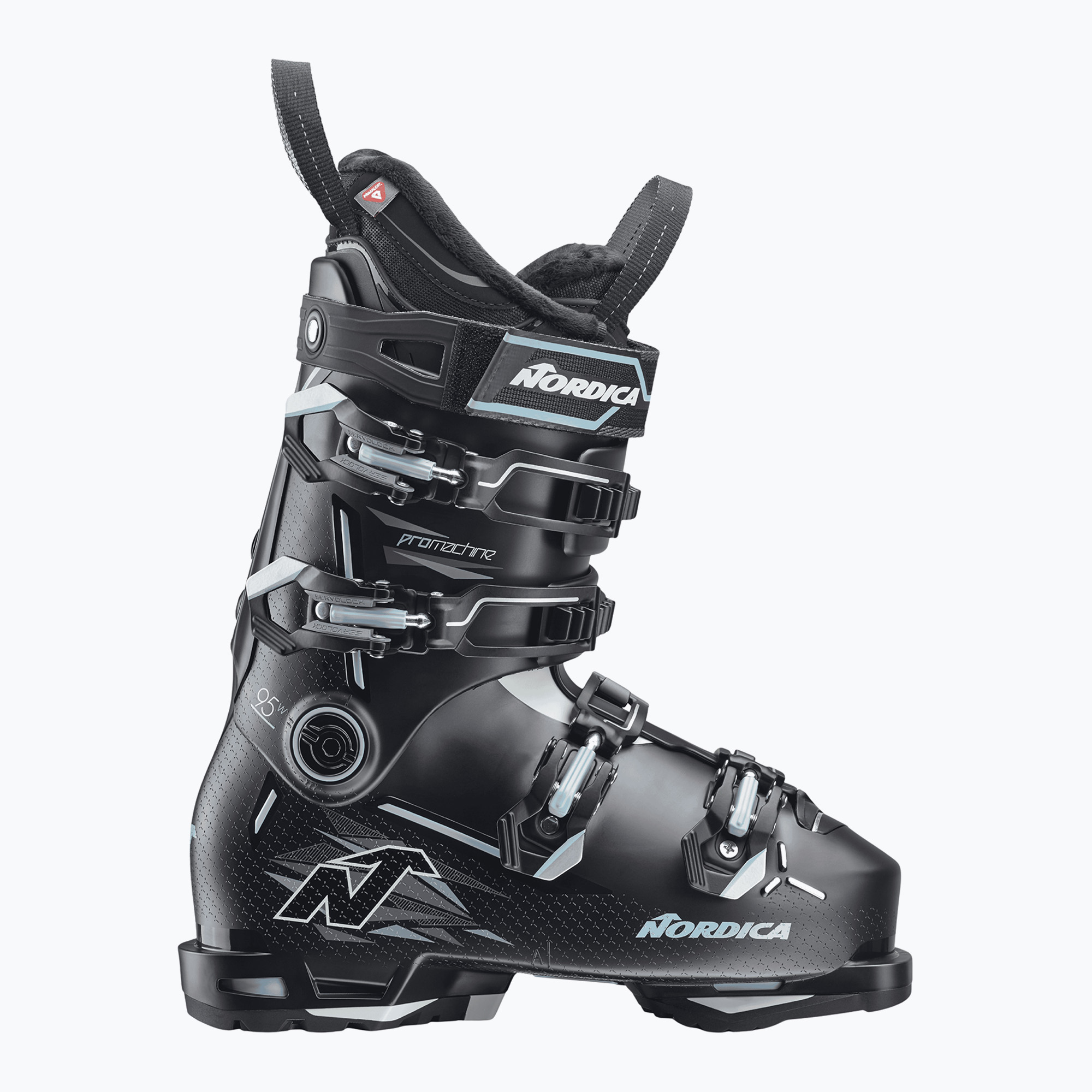 Дамски ски обувки Nordica Pro Machine 3 95 W GW black/light blue/white