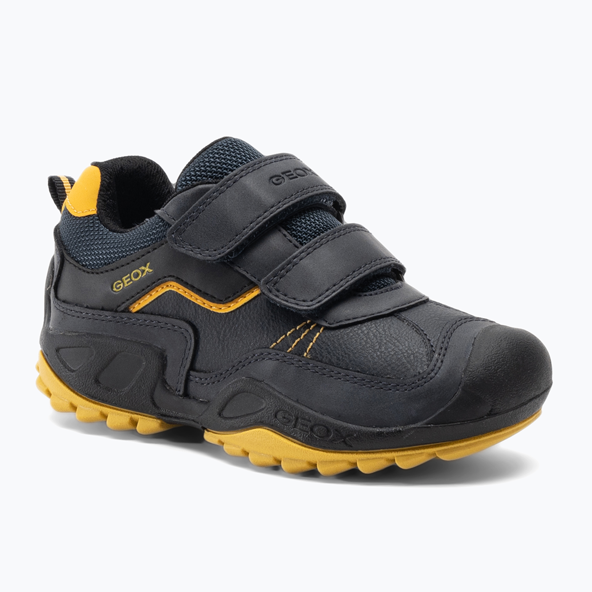 Buty juniorskie Geox New Savage navy/ochreyellow 