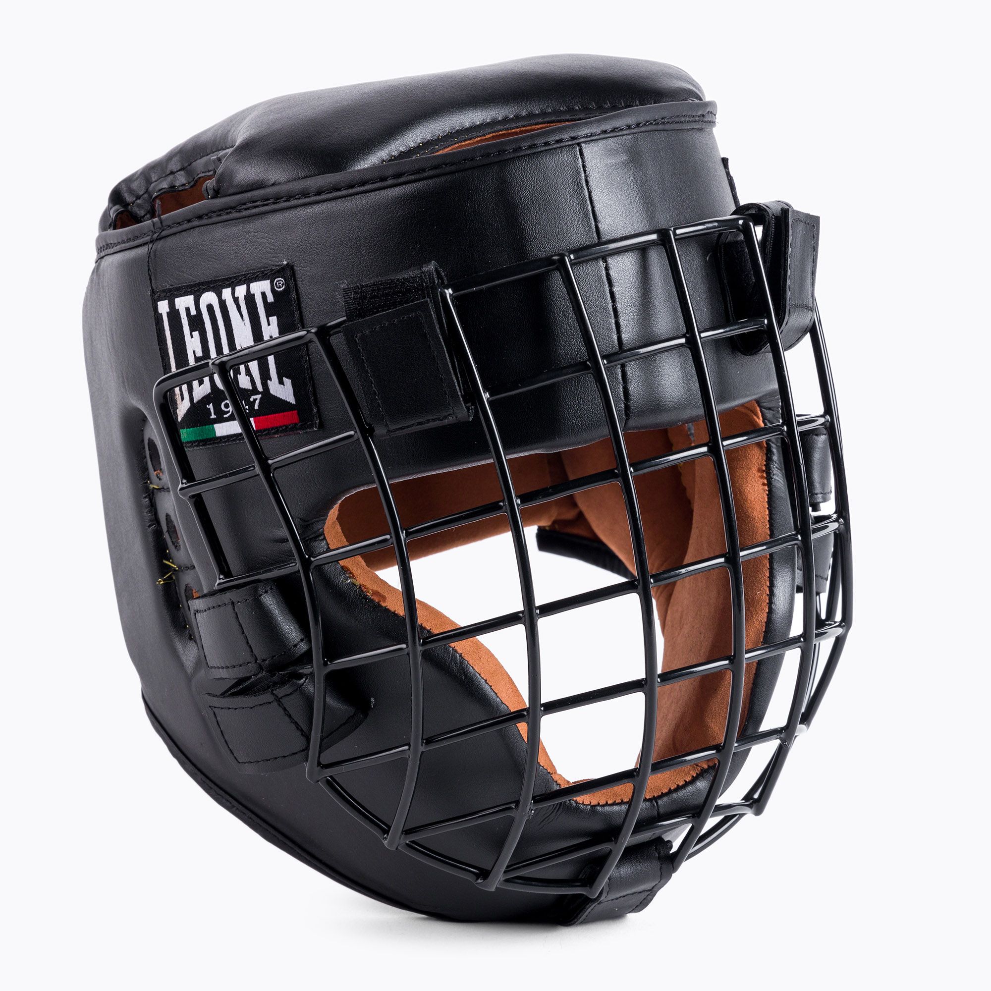 Kask bokserski LEONE 1947 Fighter black 
