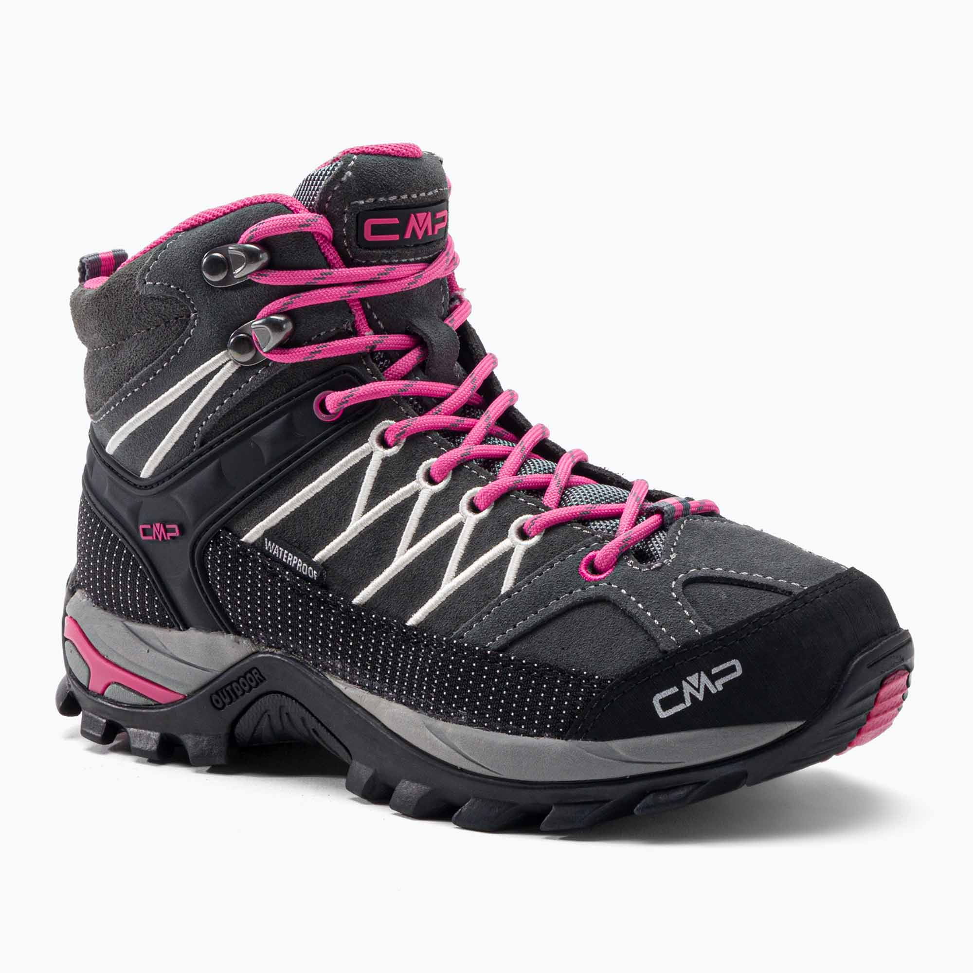 Buty trekkingowe damskie CMP Rigel Mid Wp grey/fuxia/ice 