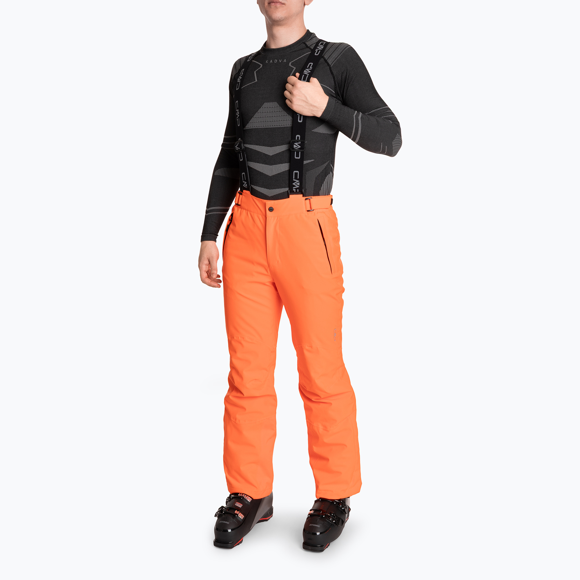 Spodnie narciarskie męskie CMP 3W17397N fanta fluo | WYSYŁKA W 24H | 30 DNI NA ZWROT