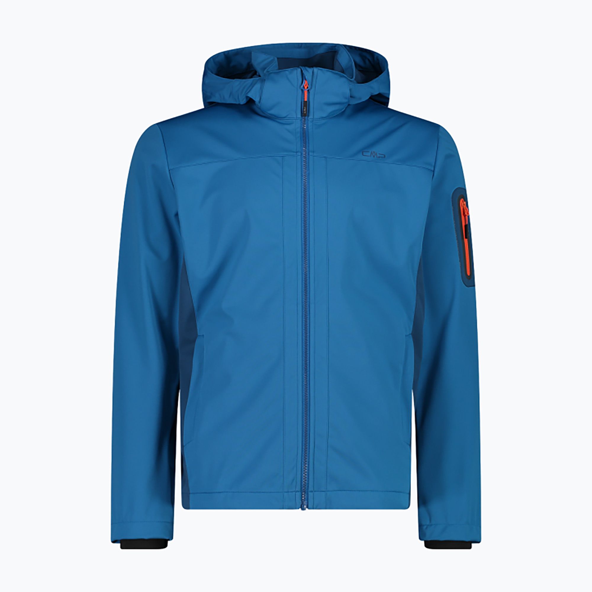 Kurtka softshell męska CMP 39A5027 Zip Hood pacific/ocean 