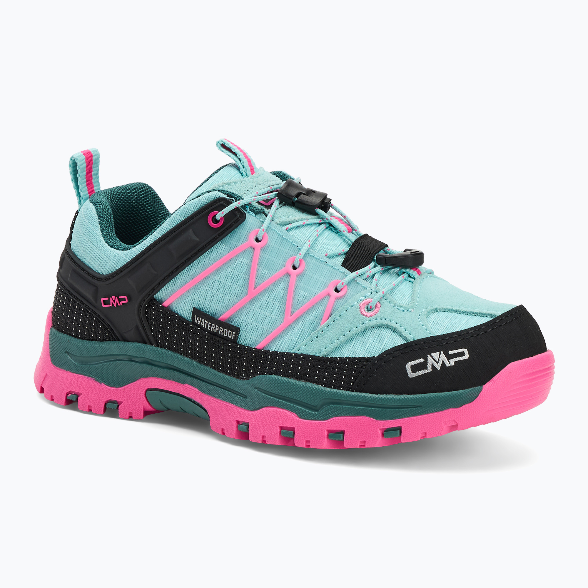 Buty trekkingowe dziecięce CMP Rigel Low Wp opale/bubblegum 