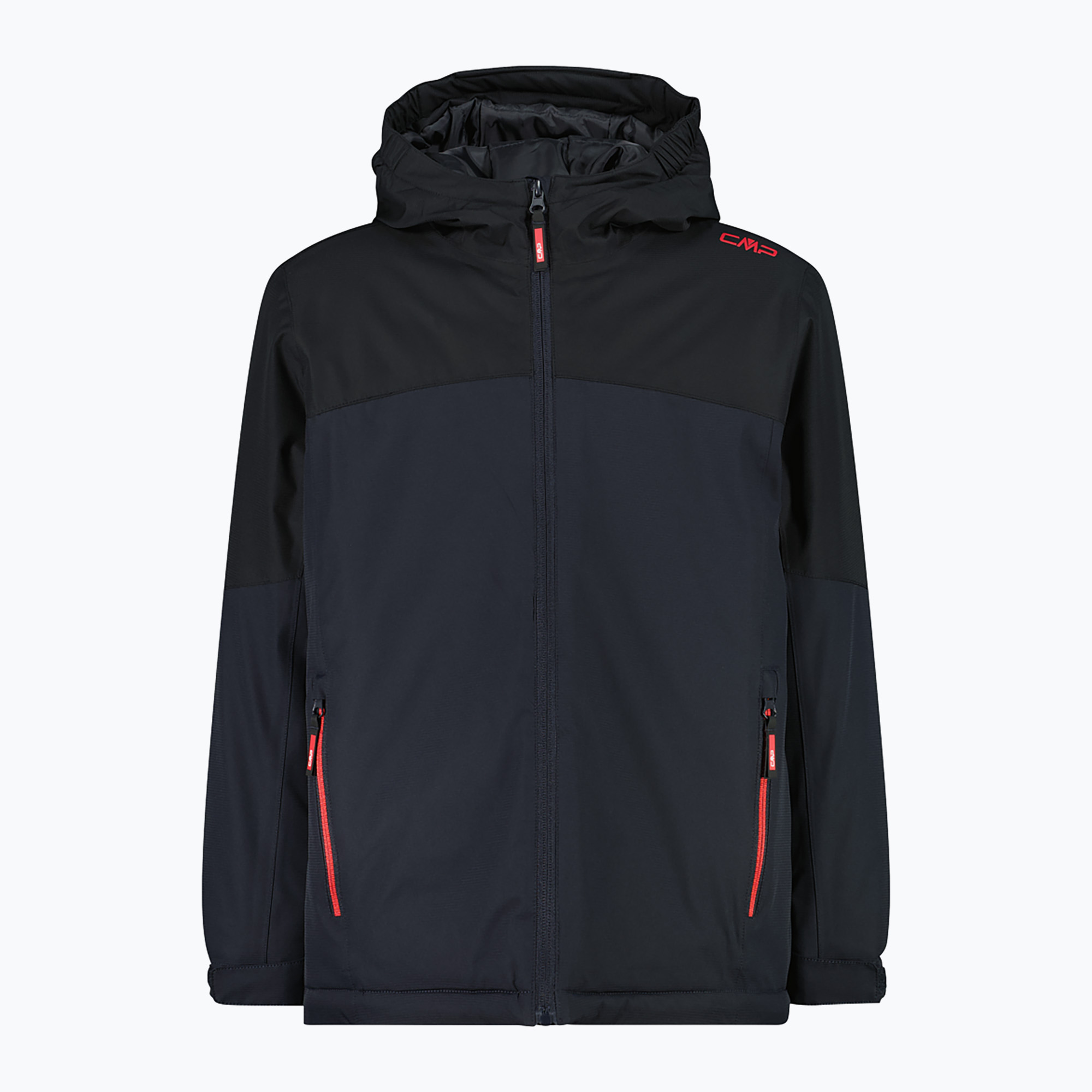 Kurtka softshell dziecięca CMP 35Z1524 Fix Hood antracite/nero 
