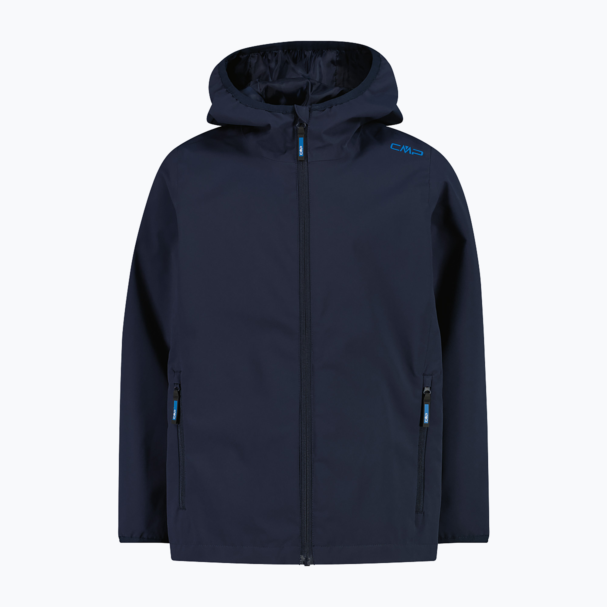 Kurtka przeciwdeszczowa dziecięca CMP 35Z5514 Fix Hood black/blue 
