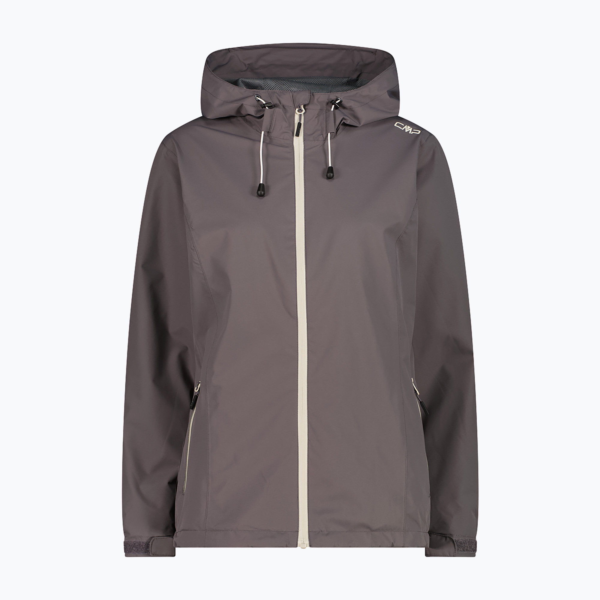 Kurtka przeciwdeszczowa damska CMP 39X6636 Fix Hood terra