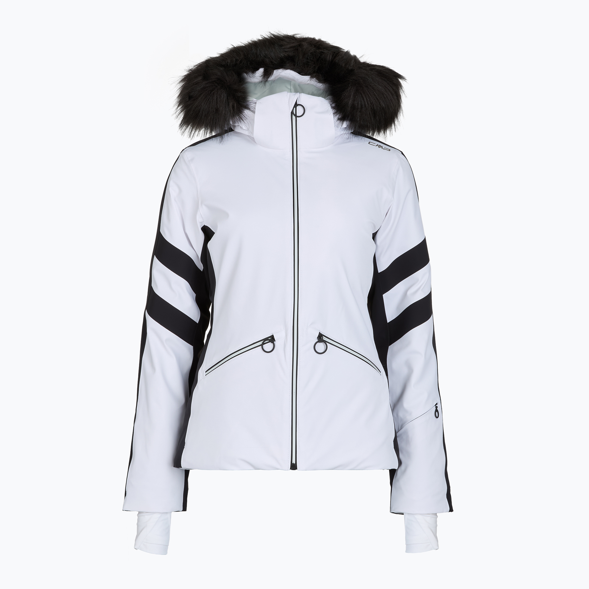 Дамско ски яке CMP 35W0246 Zip Hood Synthetic Fur bianco