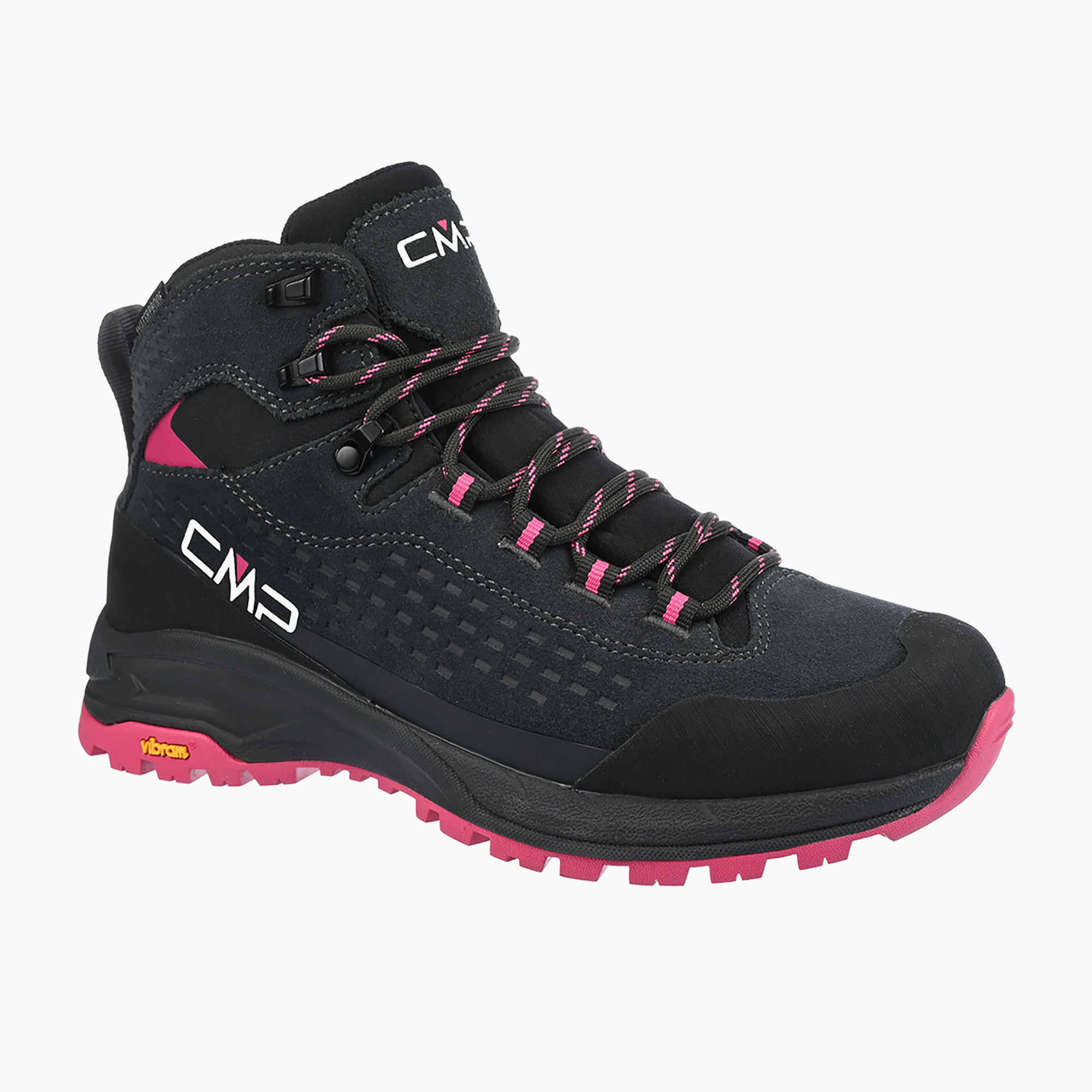 Încălțăminte de trekking pentru femei CMP Vertyx Mid Waterproof grey/fuxia