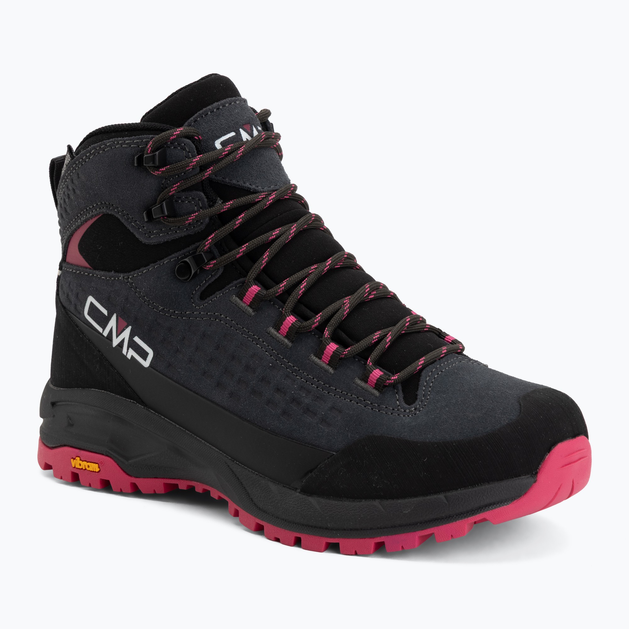 Buty trekkingowe damskie CMP Vertyx Mid Waterproof grey/fuxia