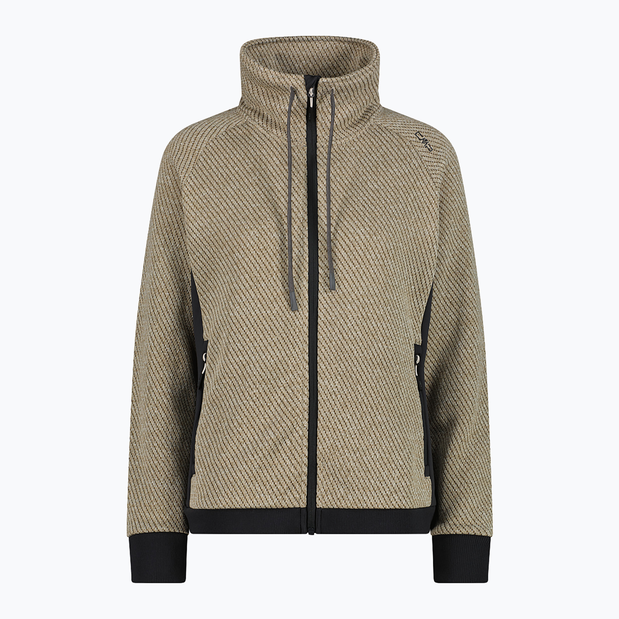 Bluza damska CMP 35H1646 Jacquard Knitted vaniglia 