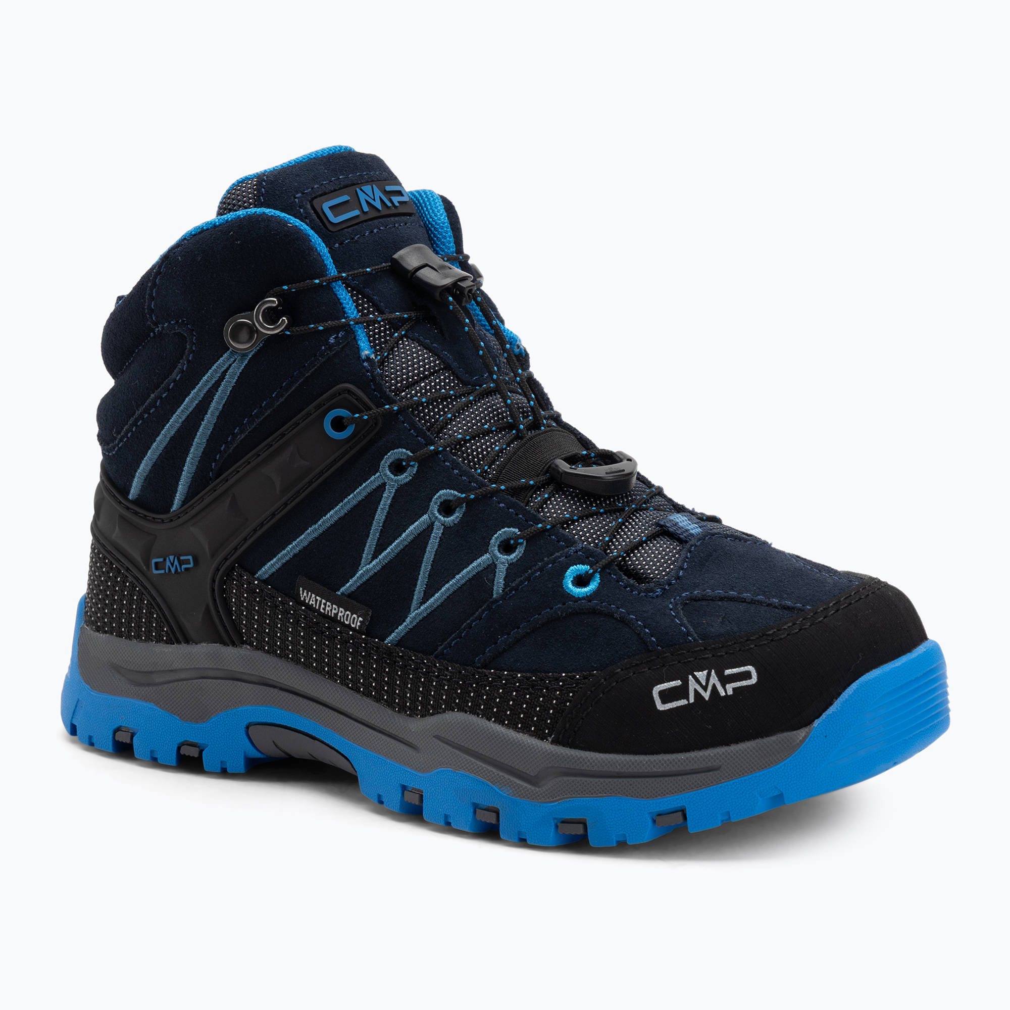 Buty trekkingowe juniorskie CMP Rigel Mid Wp b.blue/bluestone/royal blue 