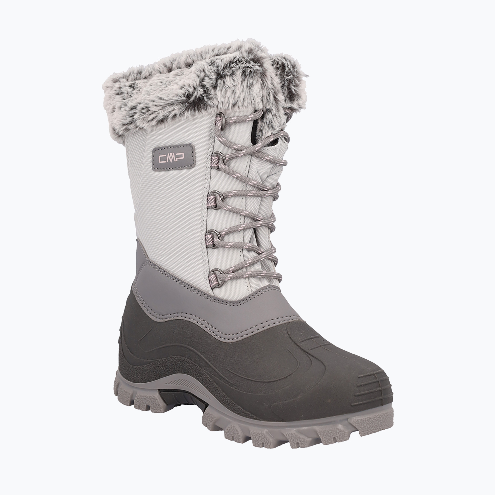 Śniegowce dziecięce CMP Magdalena Snowboots ghiaccio/grey 