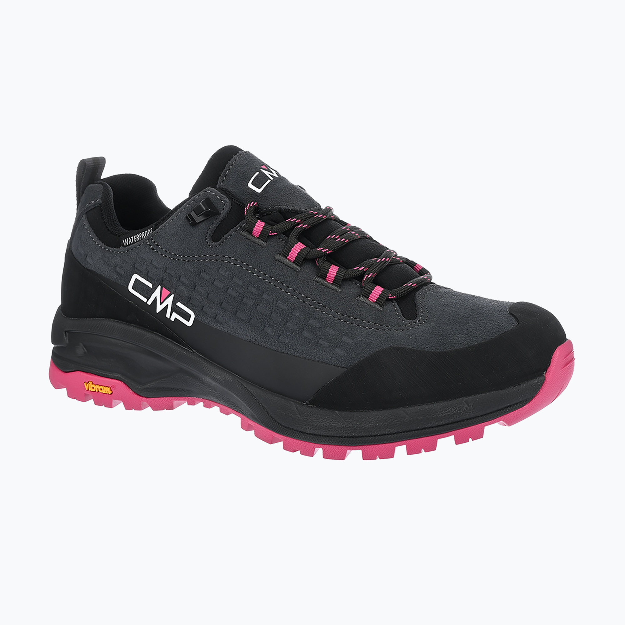 Dámske trekingové topánky CMP Vertyx Low Waterproof grey/fuxia