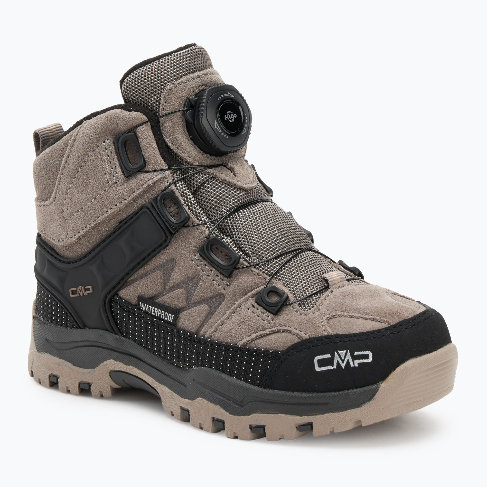 Buty trekkingowe dziecięce CMP Kiruna Mid Fitgo Fleece Wp deserto/sabbia 