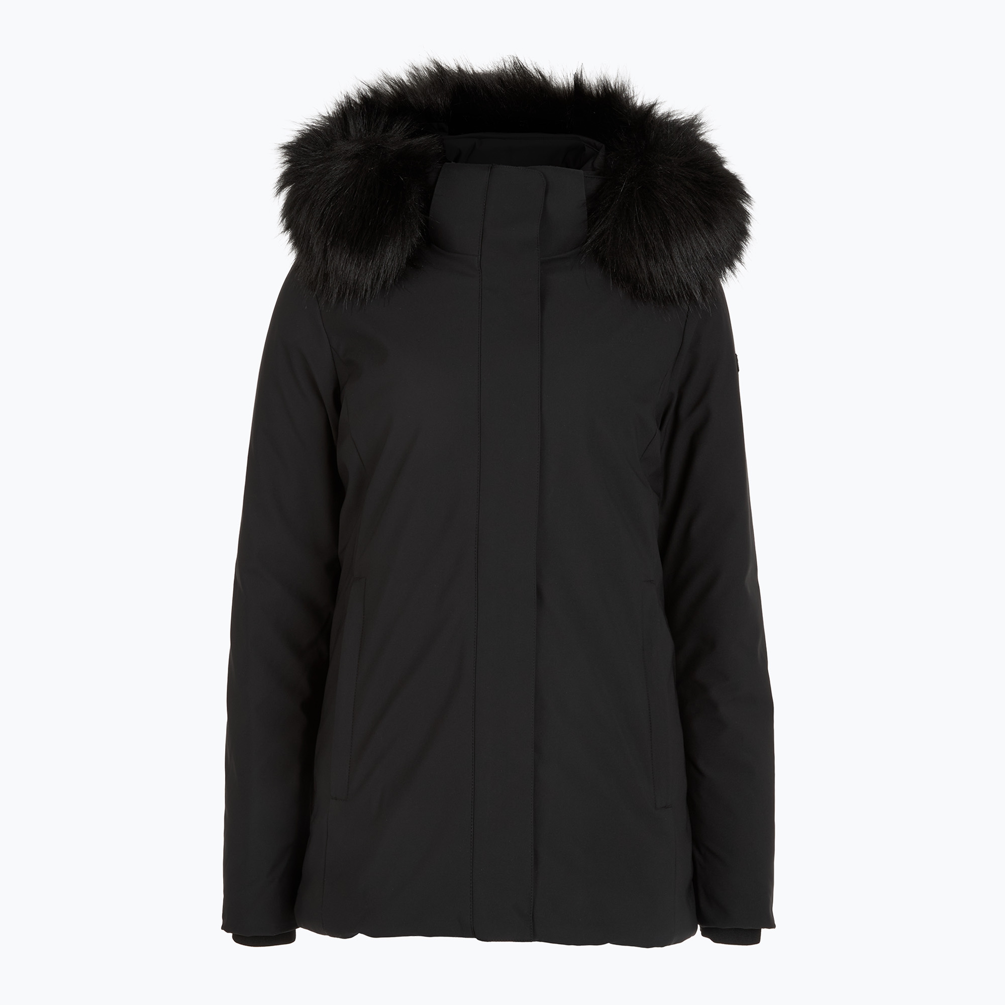 Kurtka ocieplana damska CMP 35K3626F Zip Hood Synthetic Fur nero 
