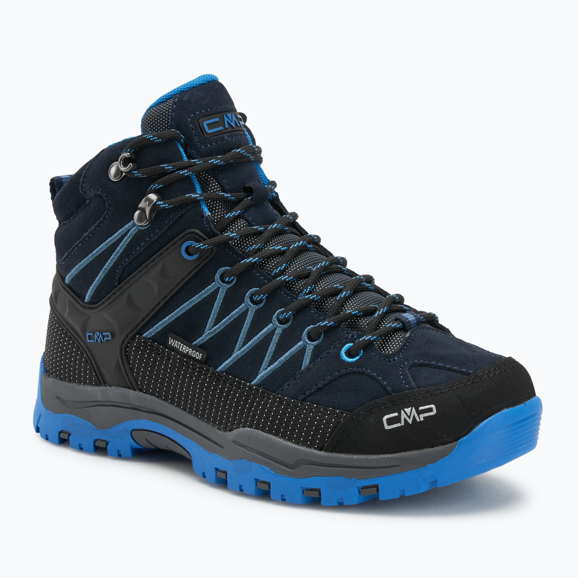 Buty trekkingowe juniorskie CMP Rigel Mid Wp b.blue/bluestone/royal blue 