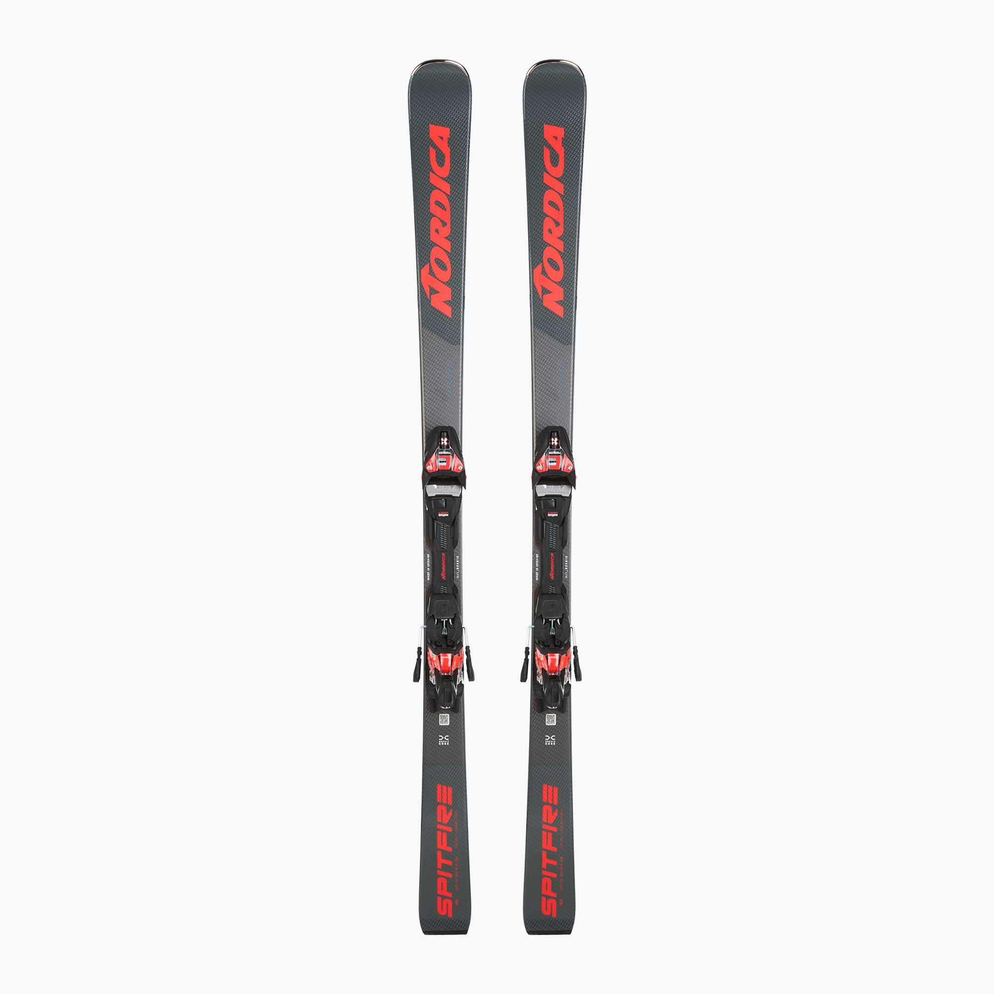 Sci da discesa Nordica Spitfire DC 74 Pro FDT + attacchi Xcell 12 FDT grigio/rosso (175 cm) (Spitfire DC 74 Pro FDT + Xcell 12 FDT 0A3532LB001)