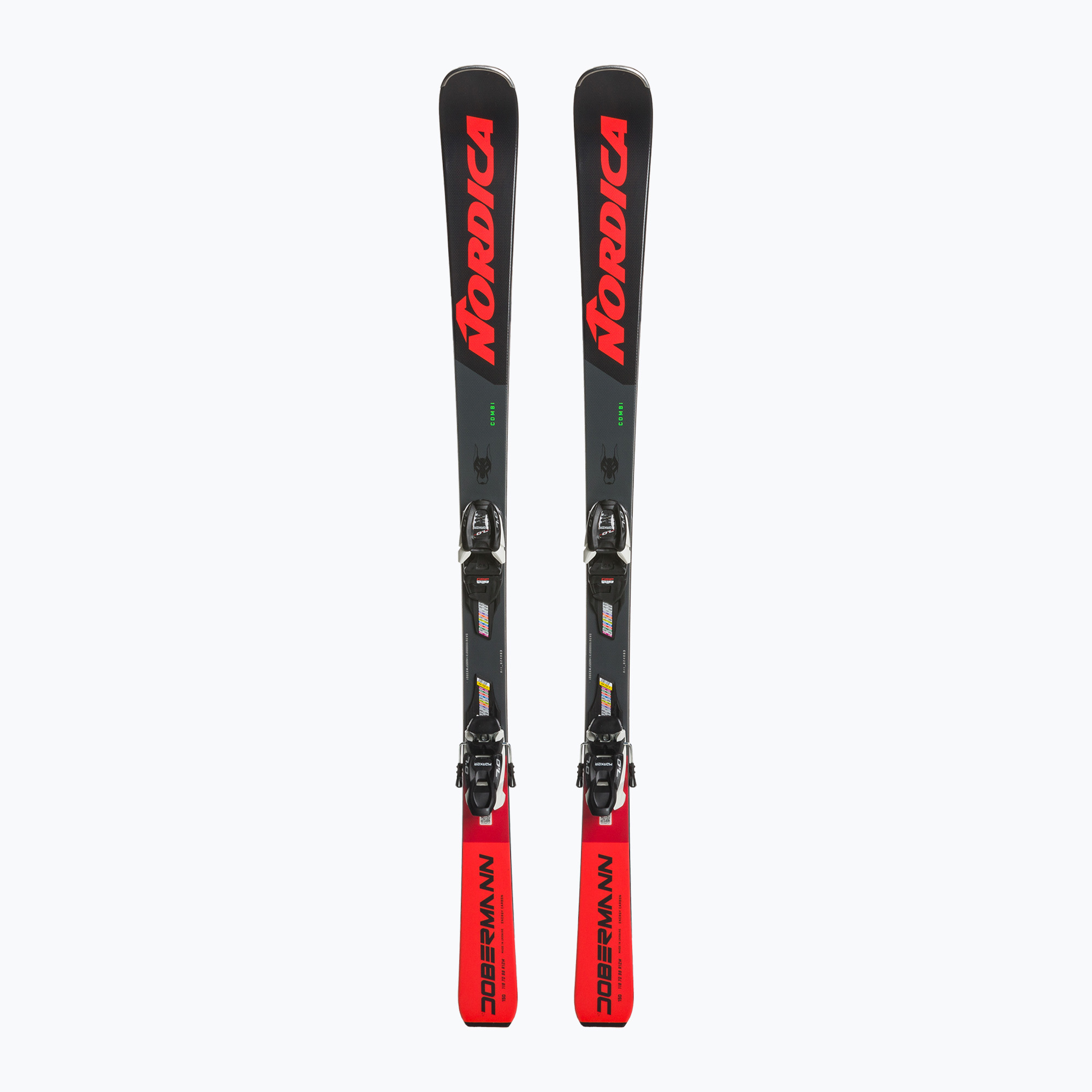 Detské zjazdové lyže Nordica Doberman Combi Pro S + J7.0 FDT black/red