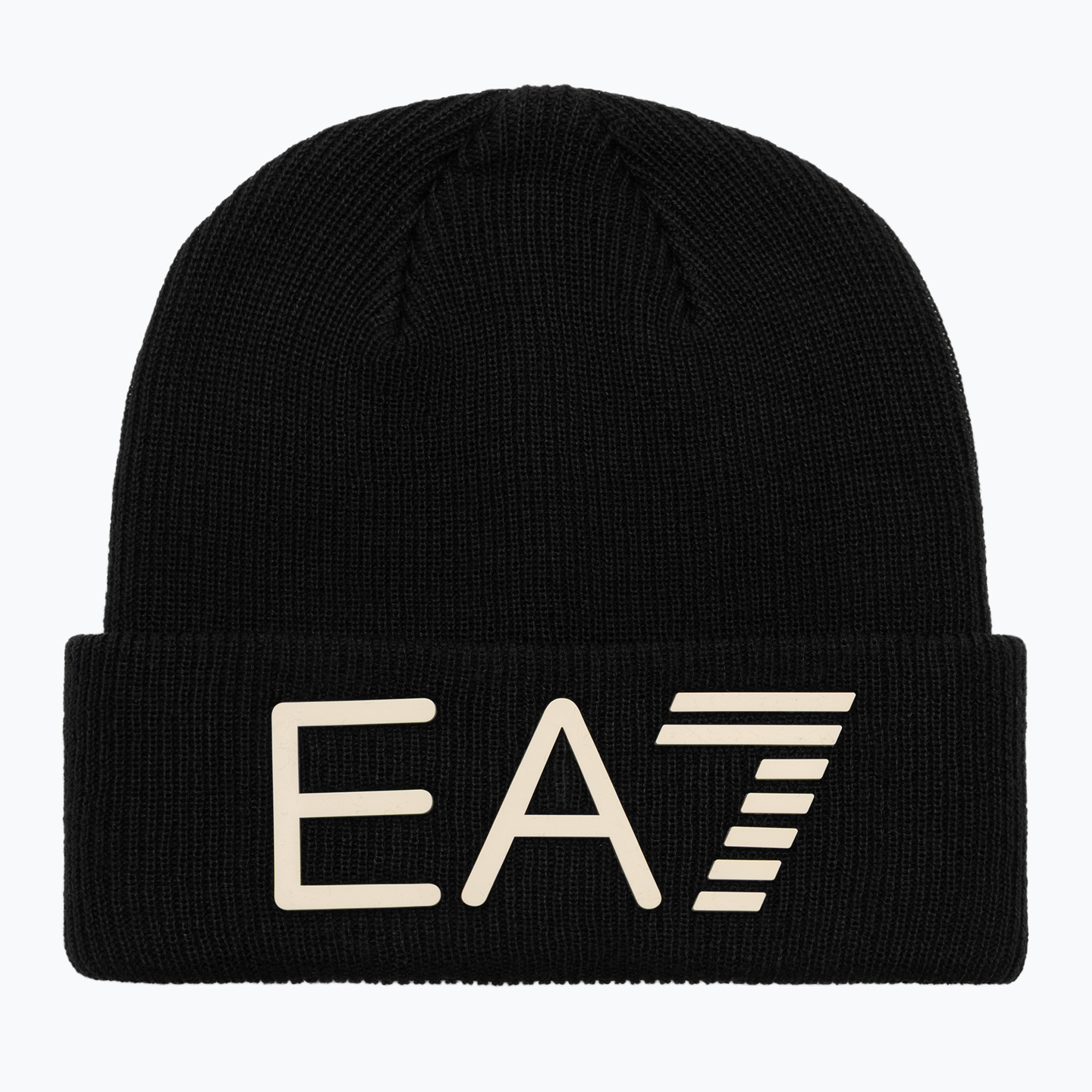 Зимна шапка EA7 Emporio Armani Mountain Logo Series Big Beanie black