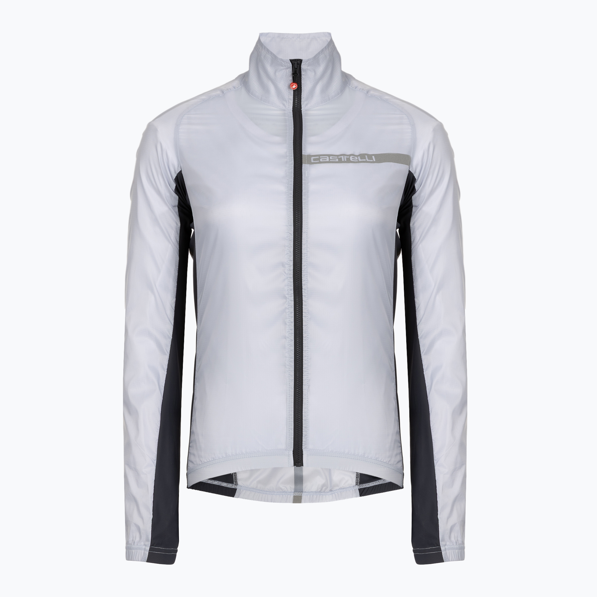 Дамско яке за колоездене Castelli Squadra Stretch silver gray/dark gray