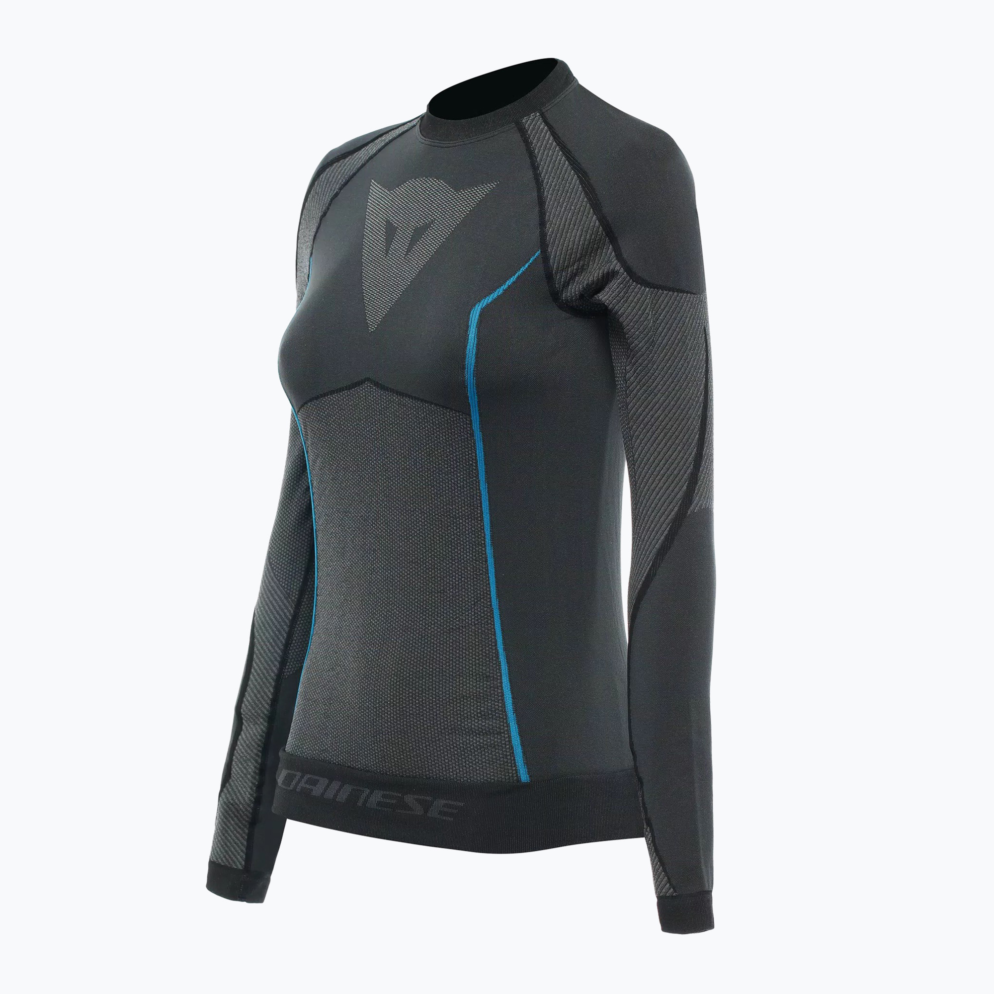 Дамска термоактивна блуза с дълъг ръкав Dainese Dry black/blue