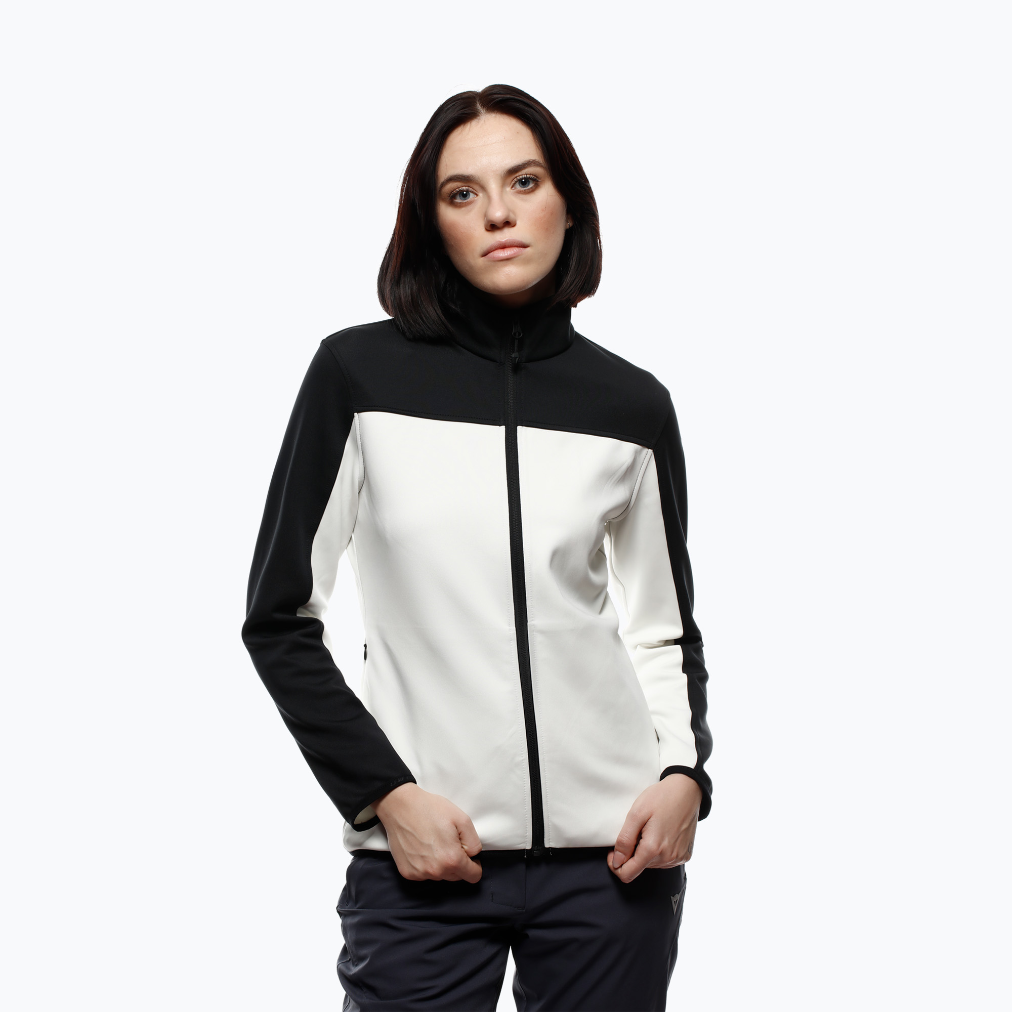 Дамски скиорски суитшърт Dainese Espera Full Zip Mid lily white