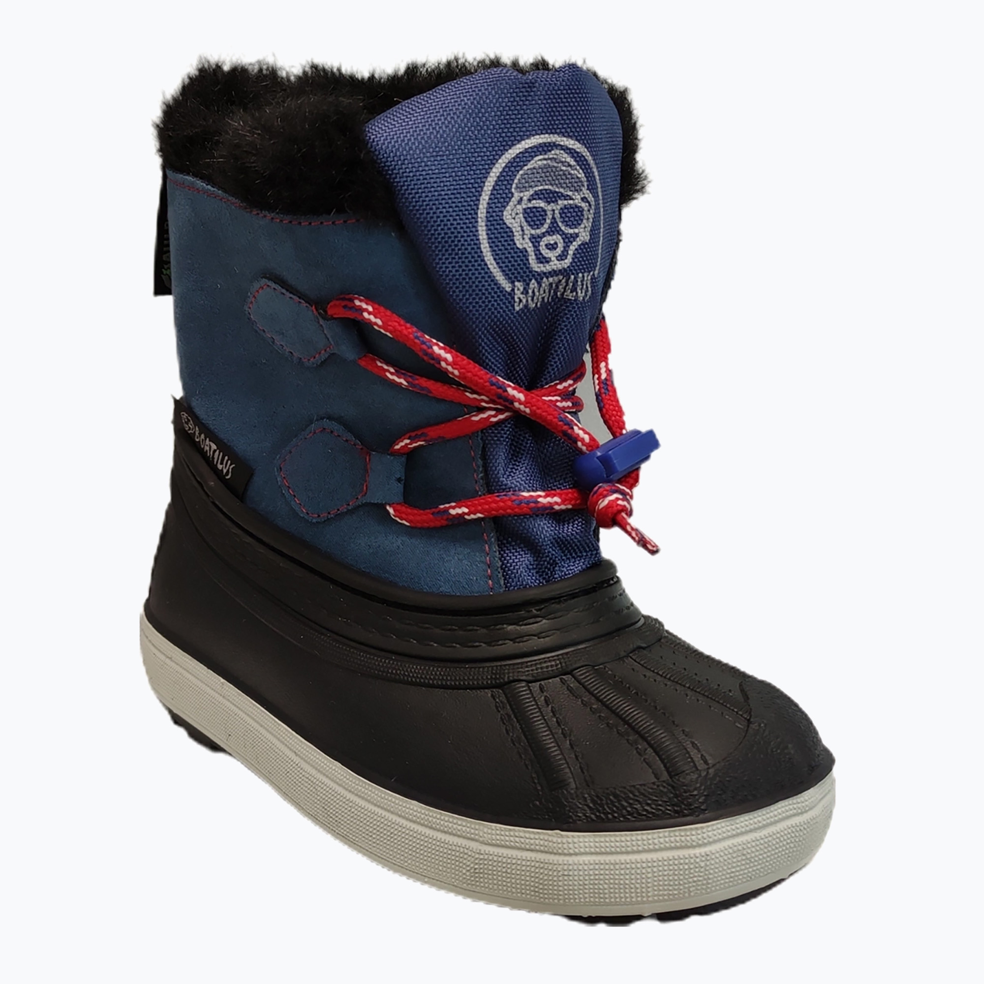 Detské snehule BOATILUS Nn Sint. Leather cobalt