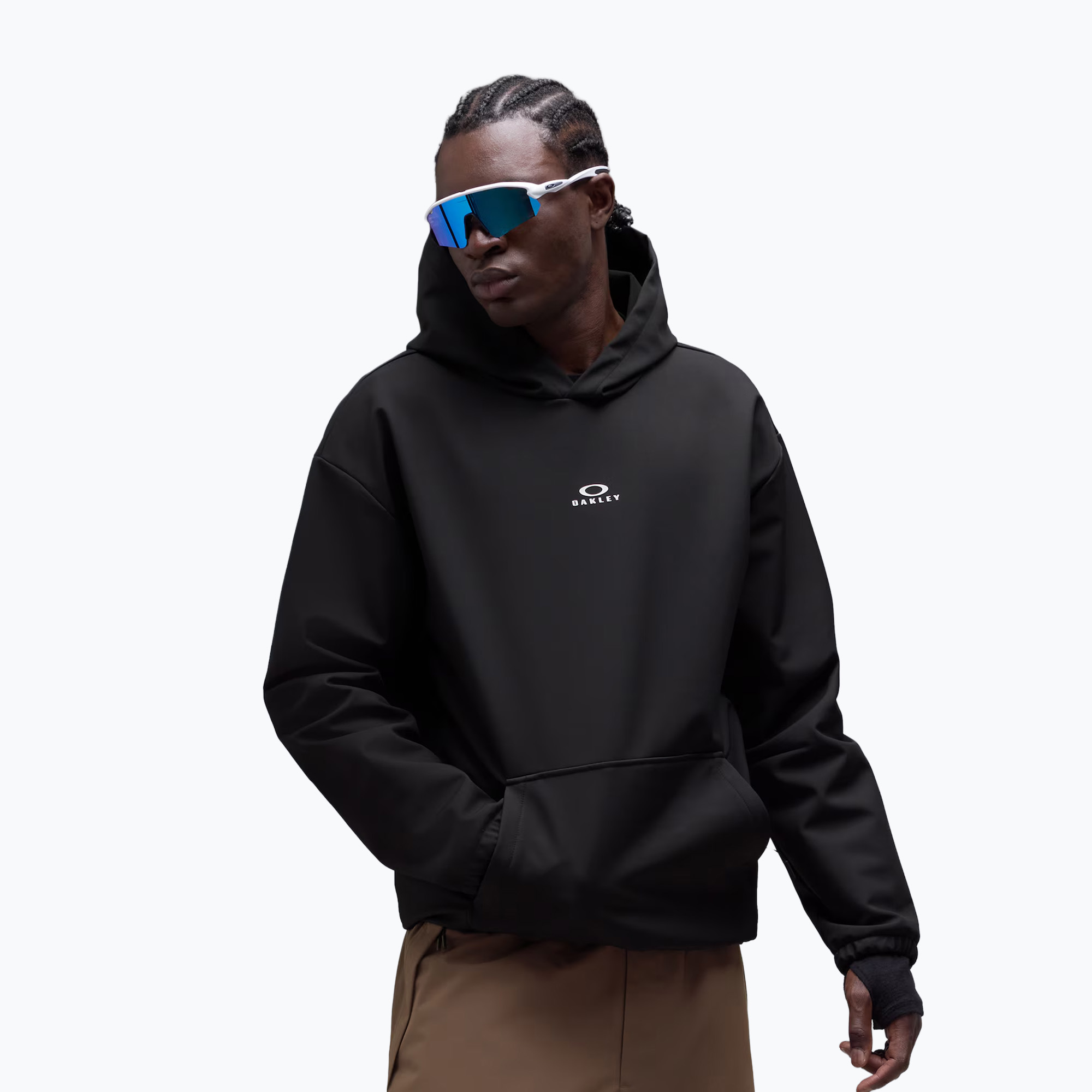 Мъжки суитшърт за сноуборд Oakley Wintertide Scratched Hoodie pitch black