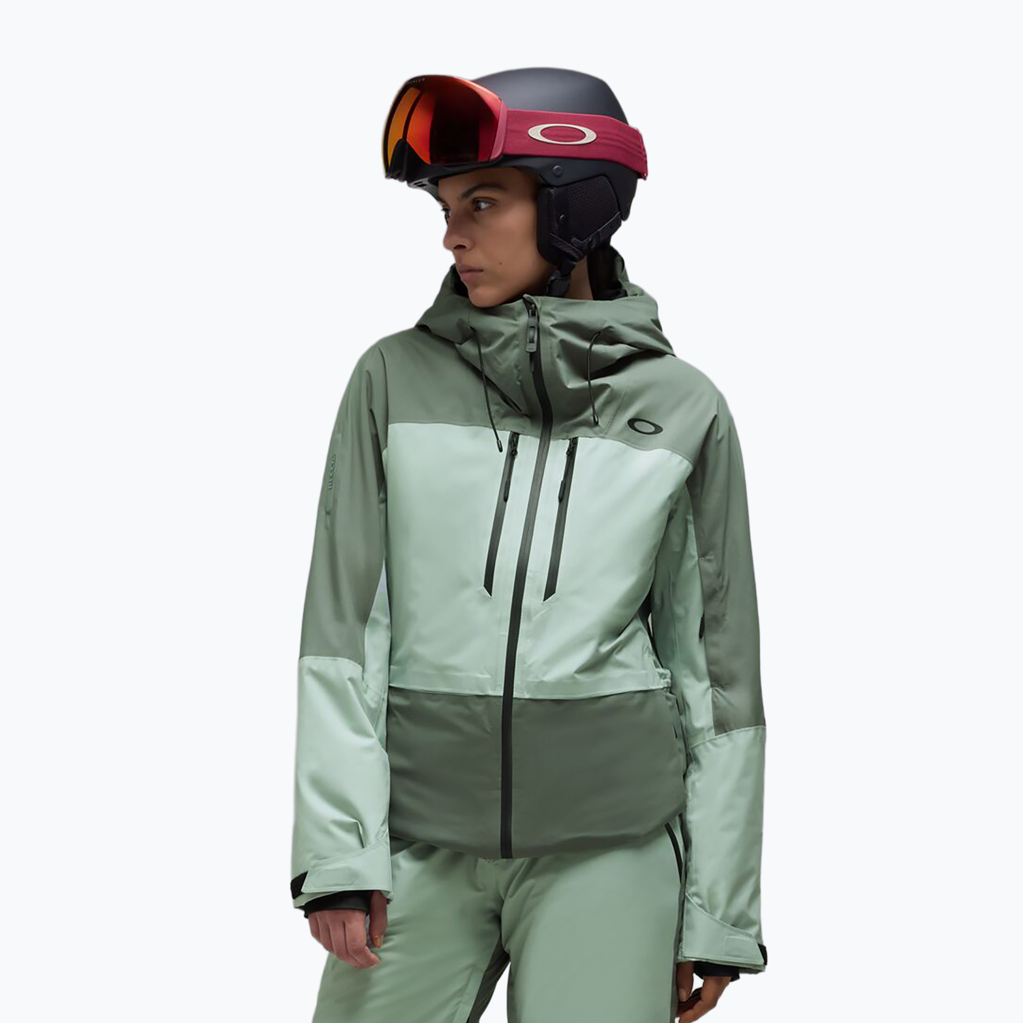Дамско скиорско яке Oakley Canopy Pro Insulated aviator green/faded green