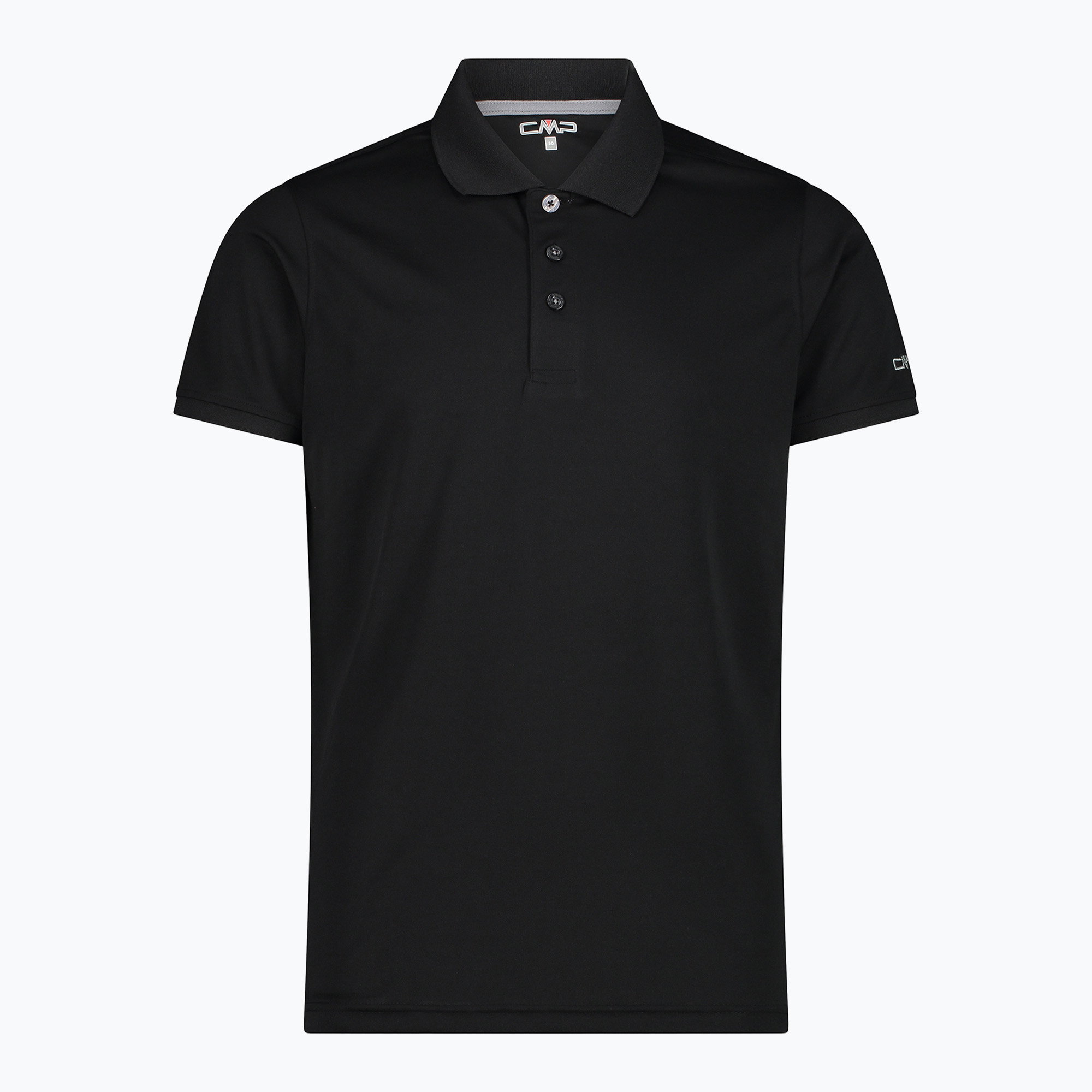 Мъжка поло тениска CMP 3T60077 Polo nero/cemento