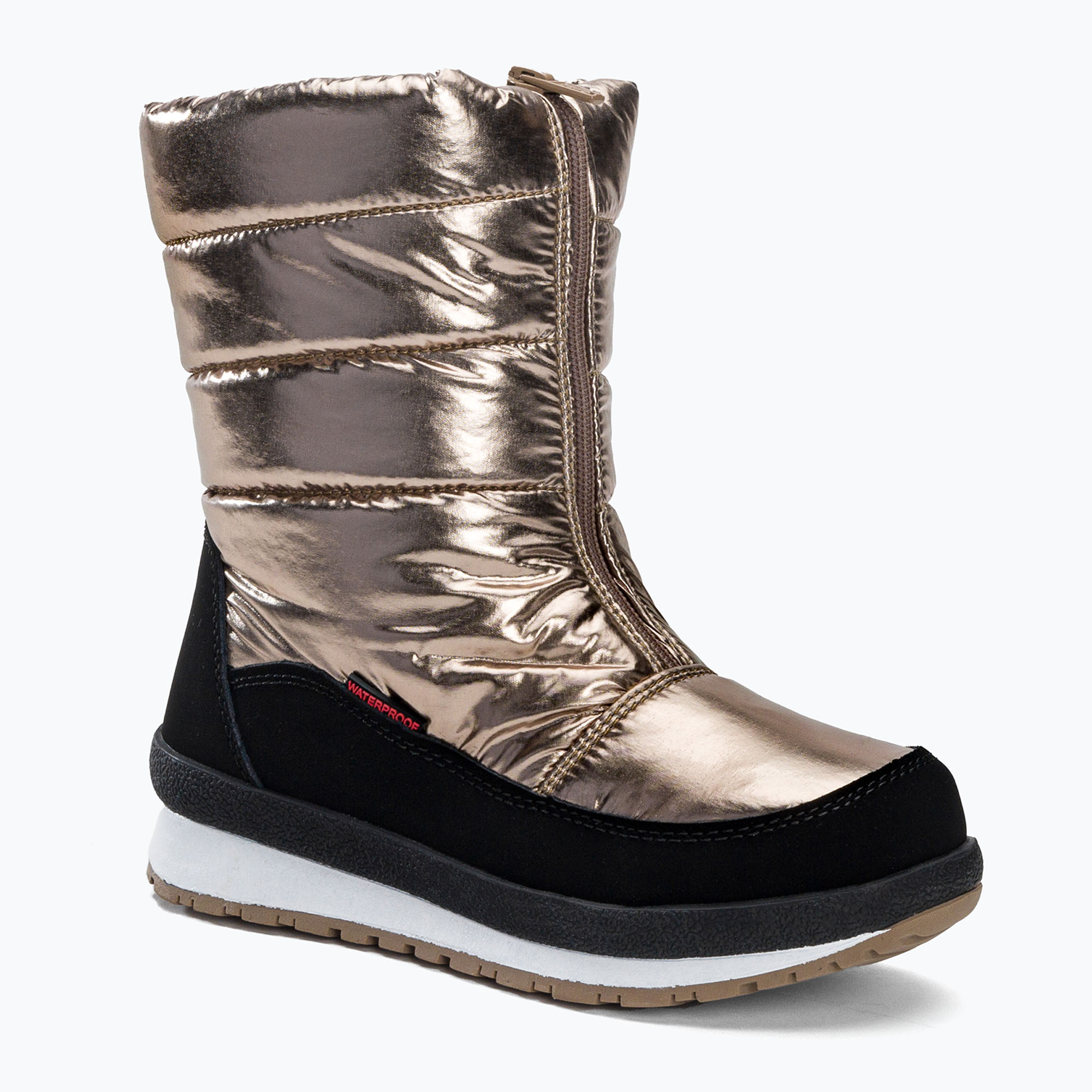 Śniegowce dziecięce CMP Rae Snowboots Wp light gold 