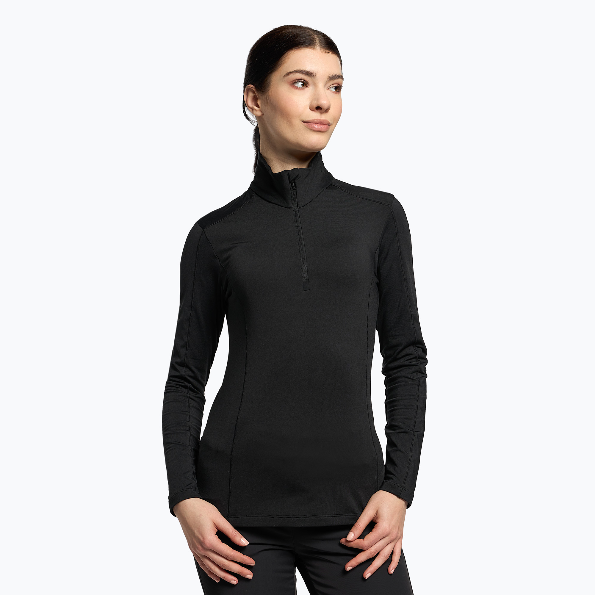 Felpa donna CMP 30L1086 nero (40) (30L1086/U901)