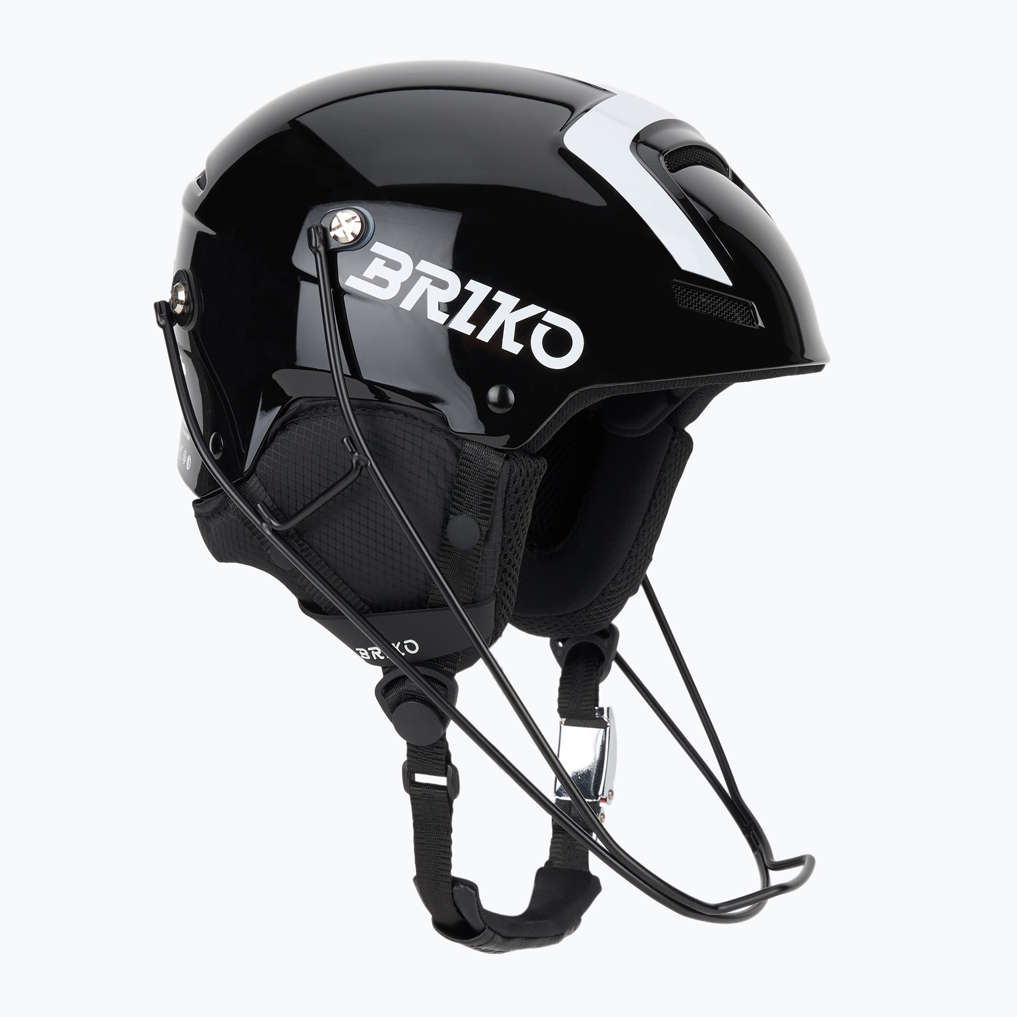 Скиорска каска Briko Slalom Epp 2.0 shiny black/white