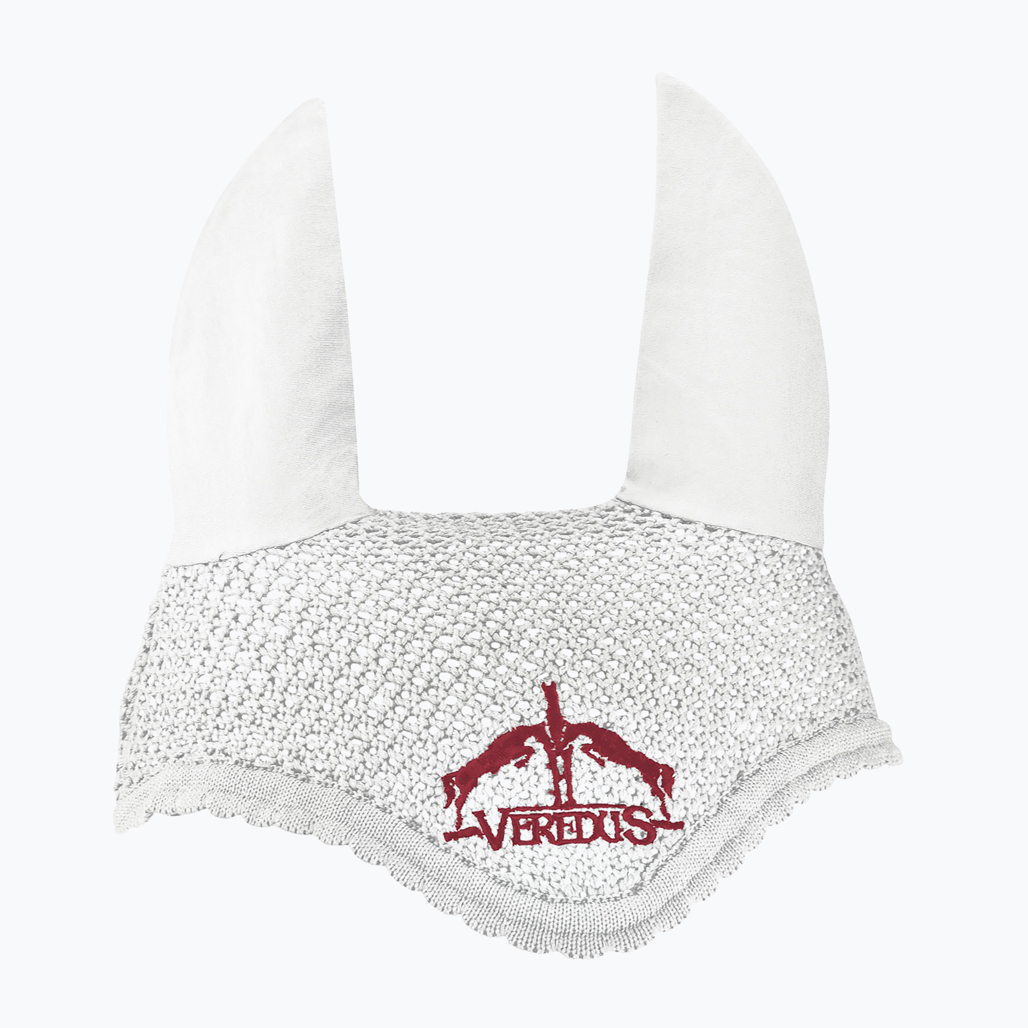 Horse earmuffs Veredus Colored white and maroon 1V1LB3 (M)