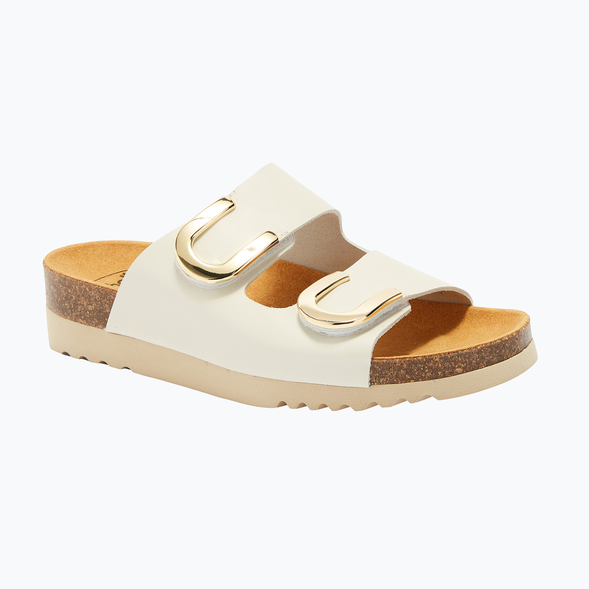 Klapki damskie Scholl Montery 2 Straps Ad Med off white 