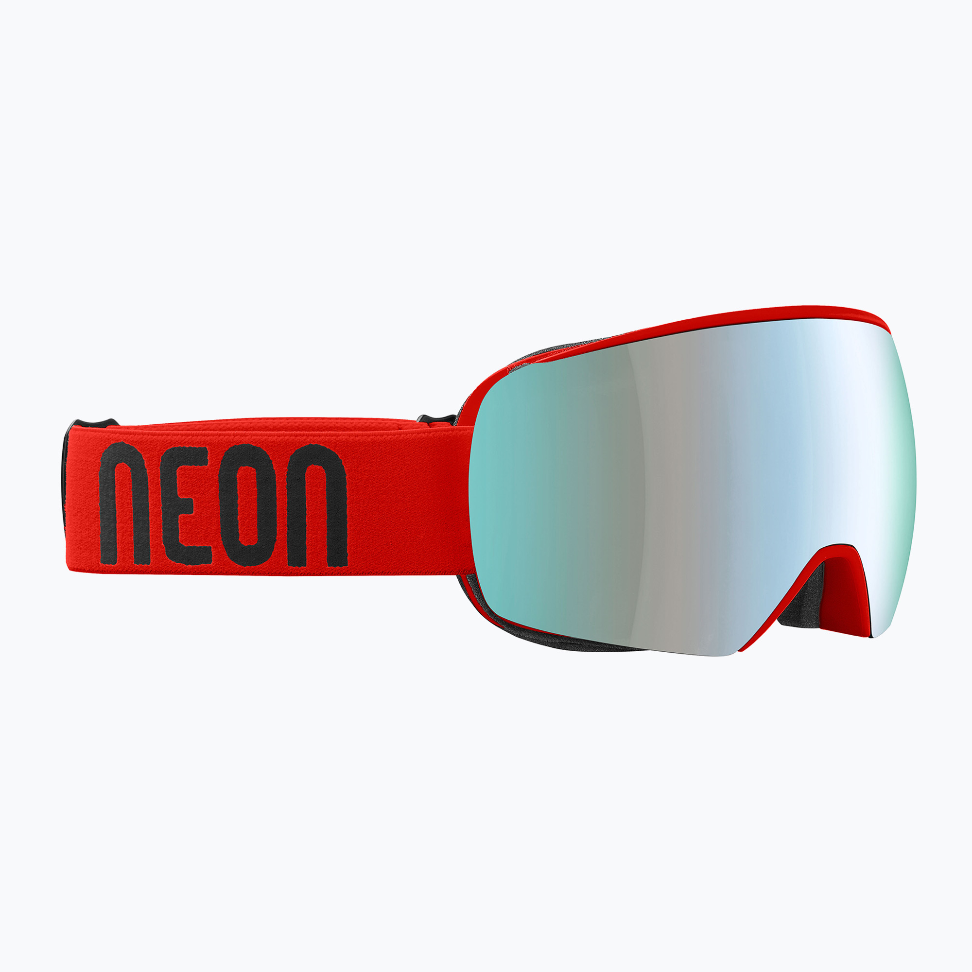 Скиорска маска Neon Beam red/mirror acciaio