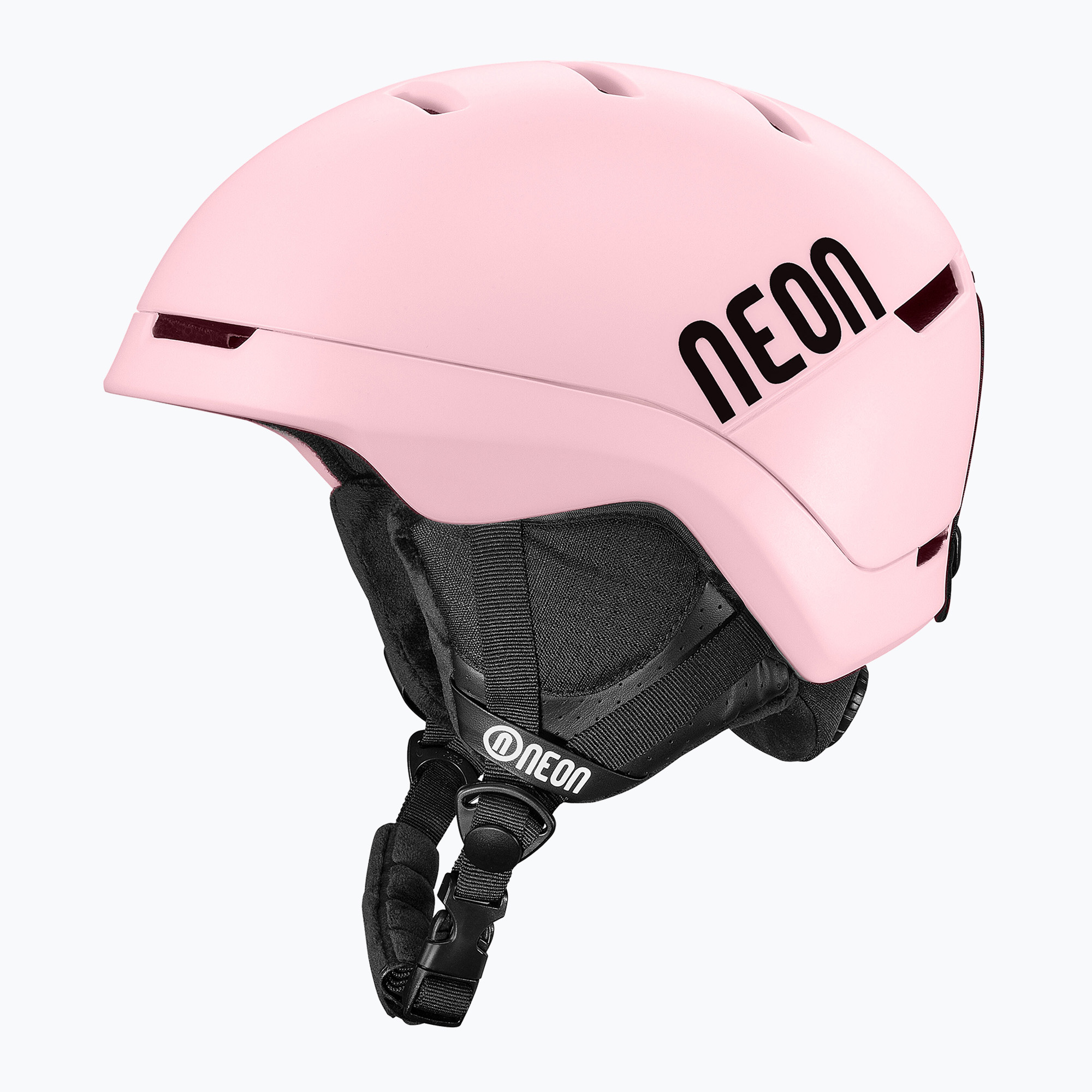 Скиорска каска Neon Summit light pink/black