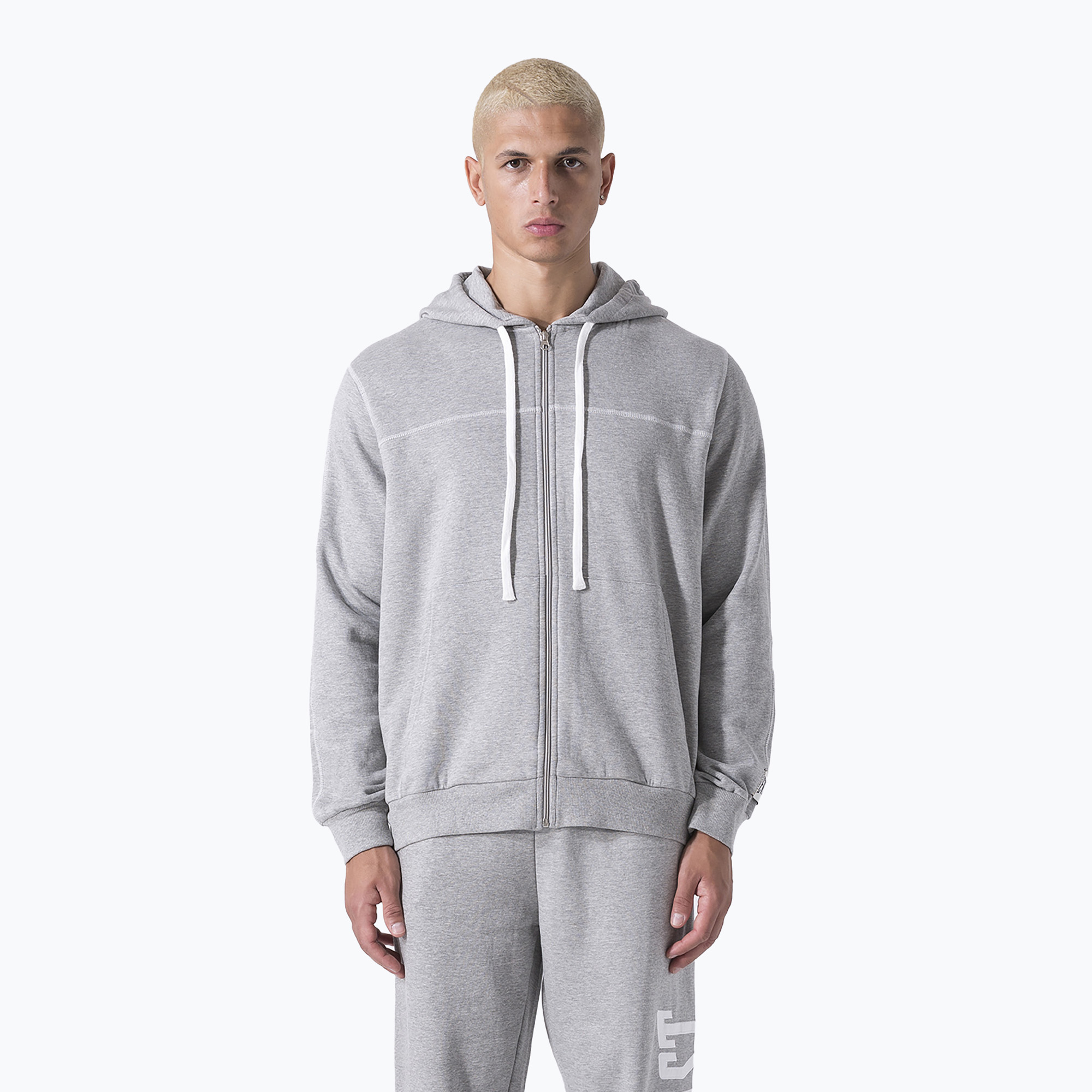 Bluza męska Everlast Exclusive Full Zip grey/melange 