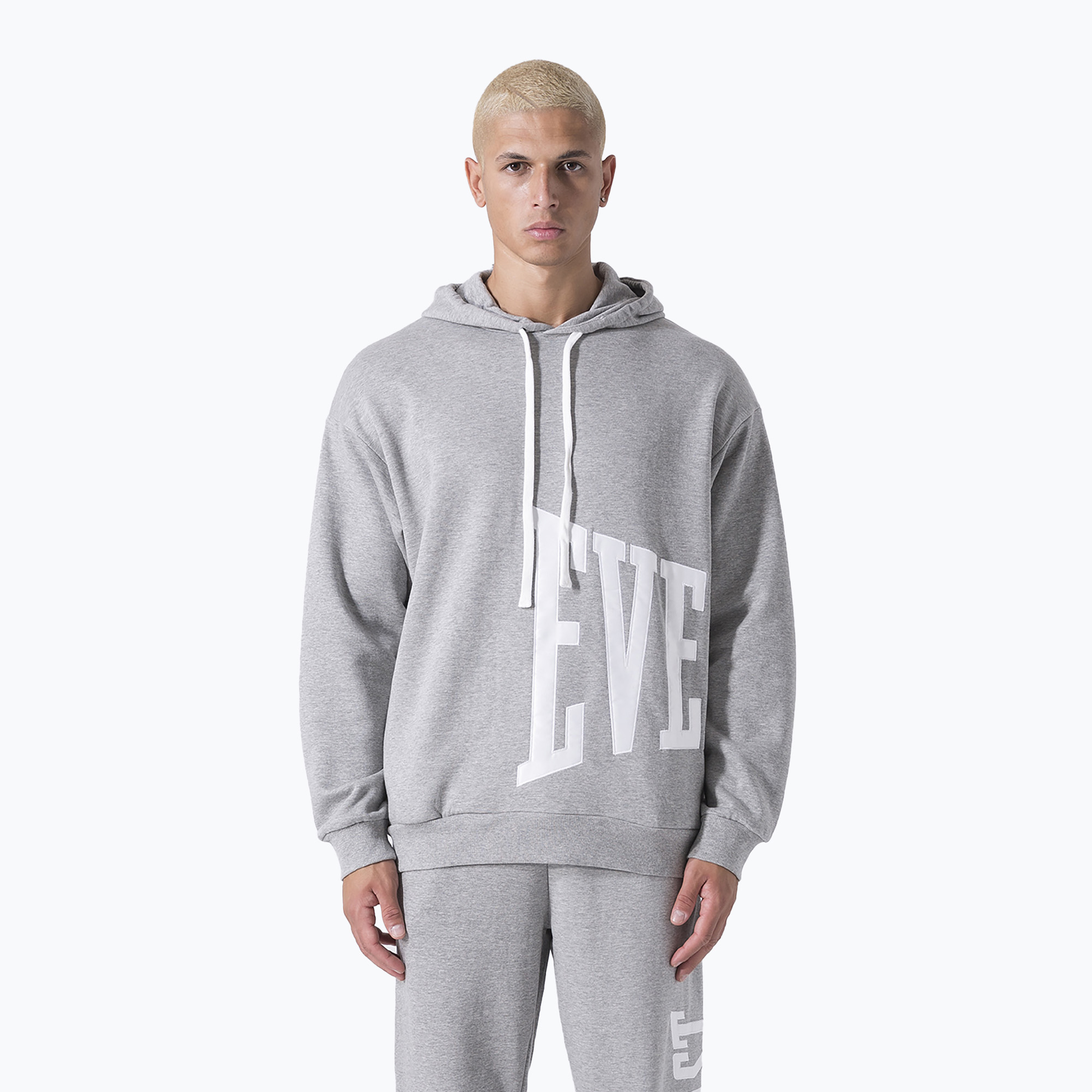 Bluza męska Everlast Exclusive Hoodie Logo grey/melange 